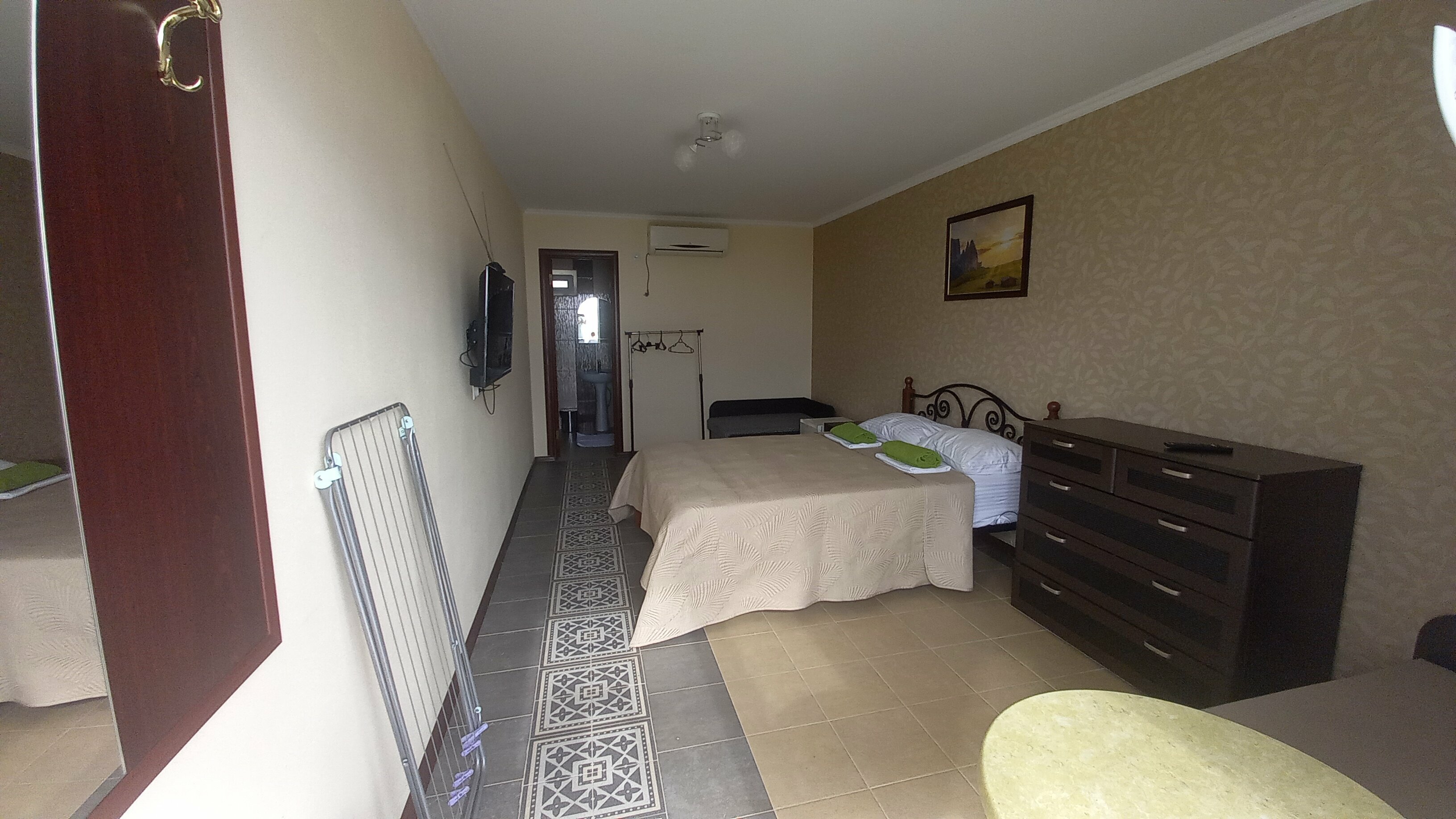 Трехместный номер с видом на море