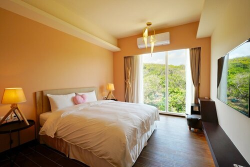 Двухместный элитный номер с 1 двуспальной кроватью, вид на горы в Little Piggy B&b