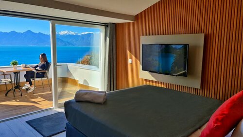 Двухместный номер с 1 двуспальной кроватью, терраса, вид на море в Letstay Panorama Suites