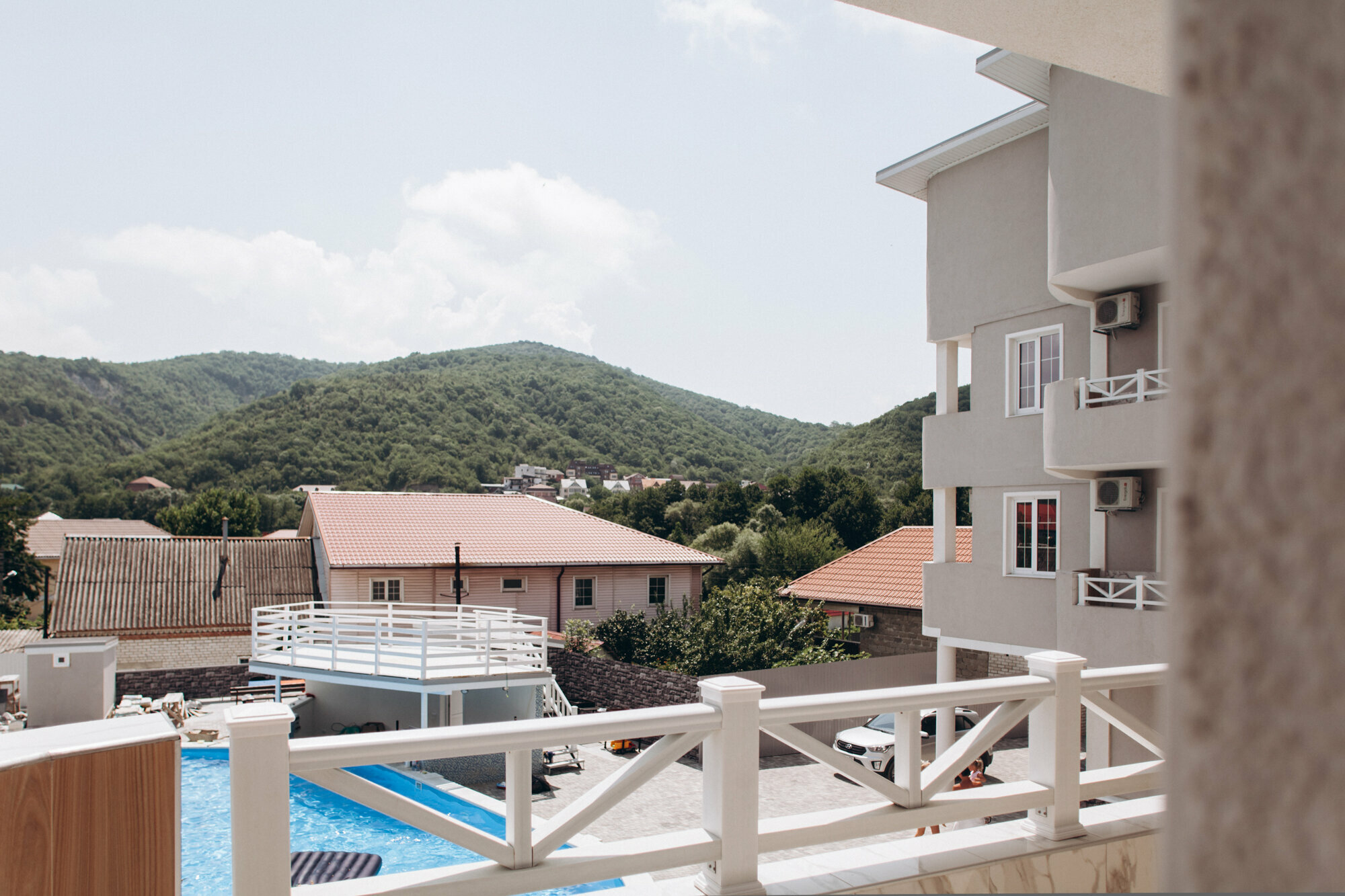 Семейный номер с видом на горы