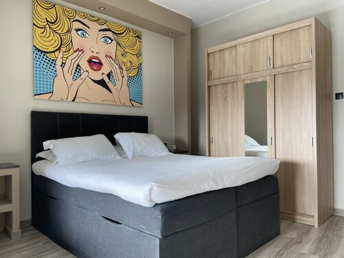 Улучшенный двухместный номер с 1 двуспальной кроватью, кухня в Connect Studios