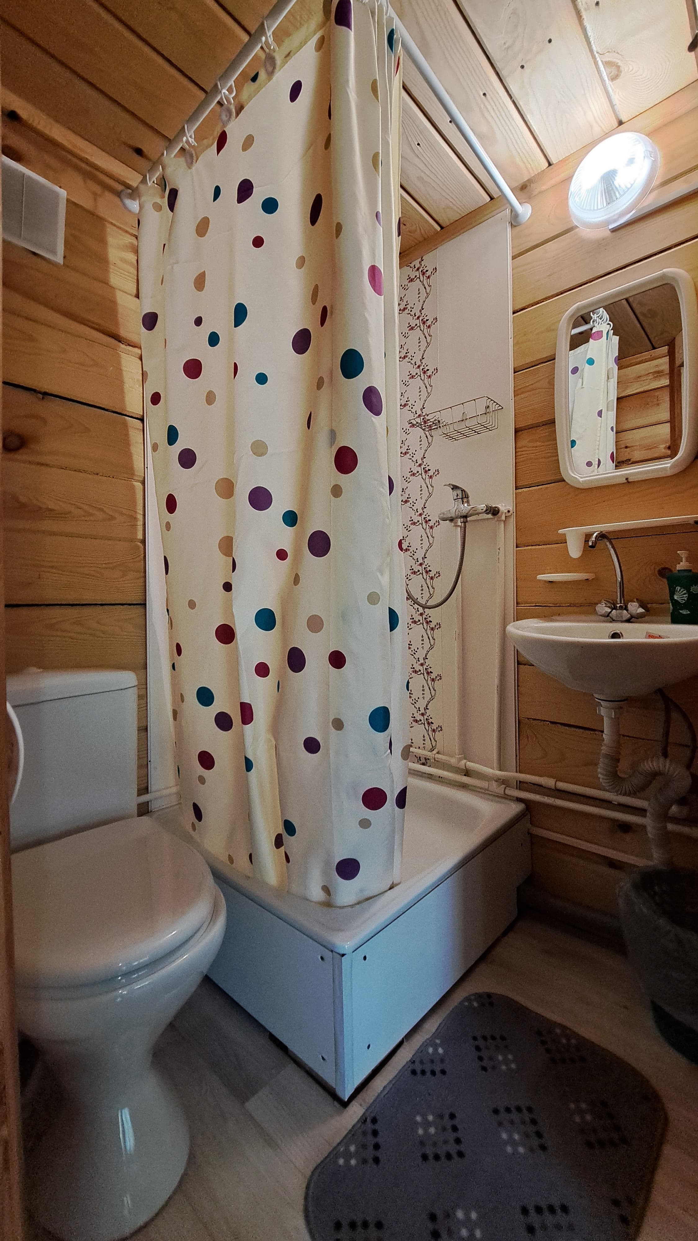 Трехместный номер с душем