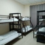 Кровать в общем номере Гранада с 3 двухъярусными кроватями (общие удобства) в Все медведи