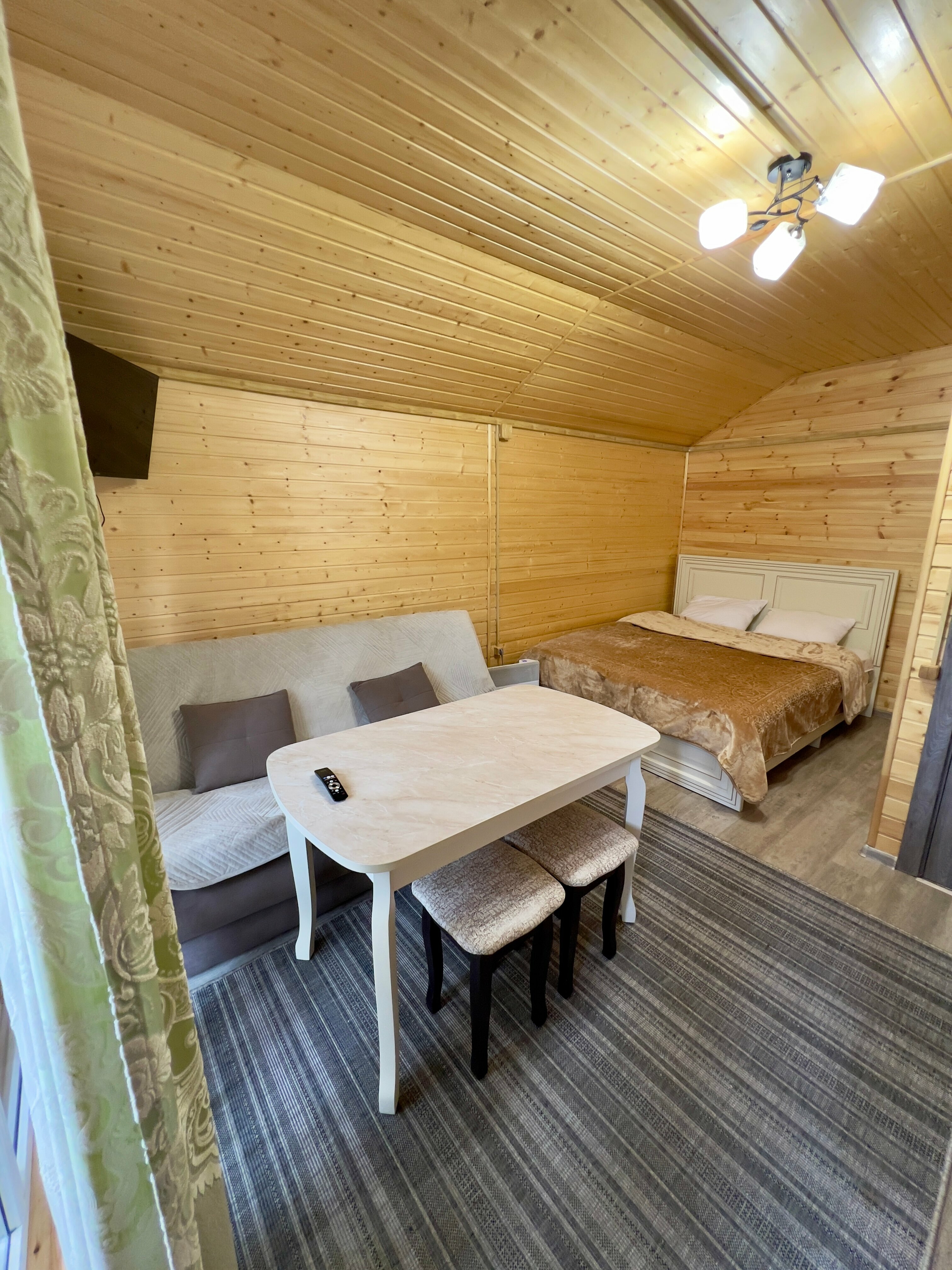 Двухместный номер с 1 кроватью и террасой