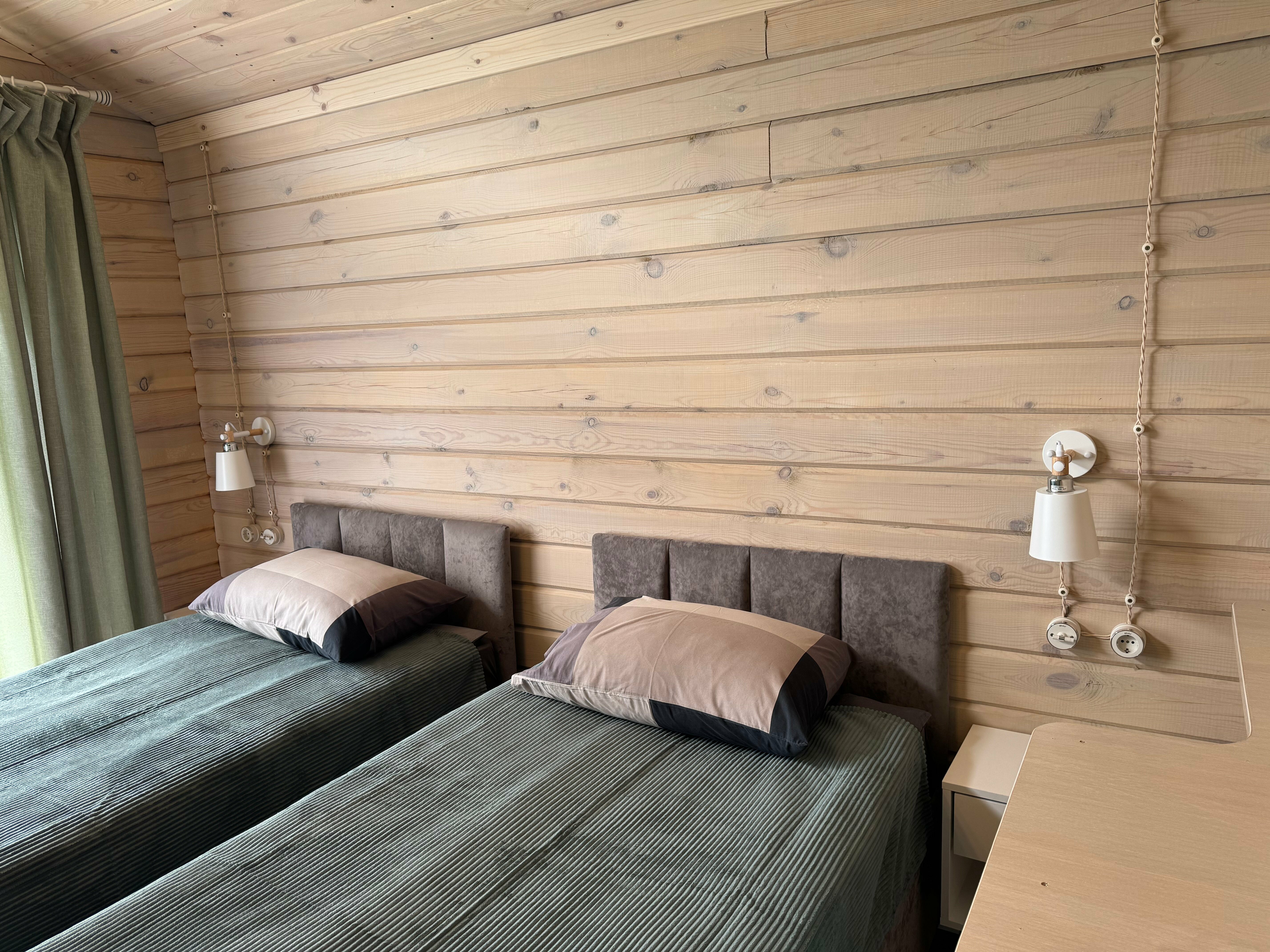 Двухместный номер с 2 отдельными кроватями, вид на горы