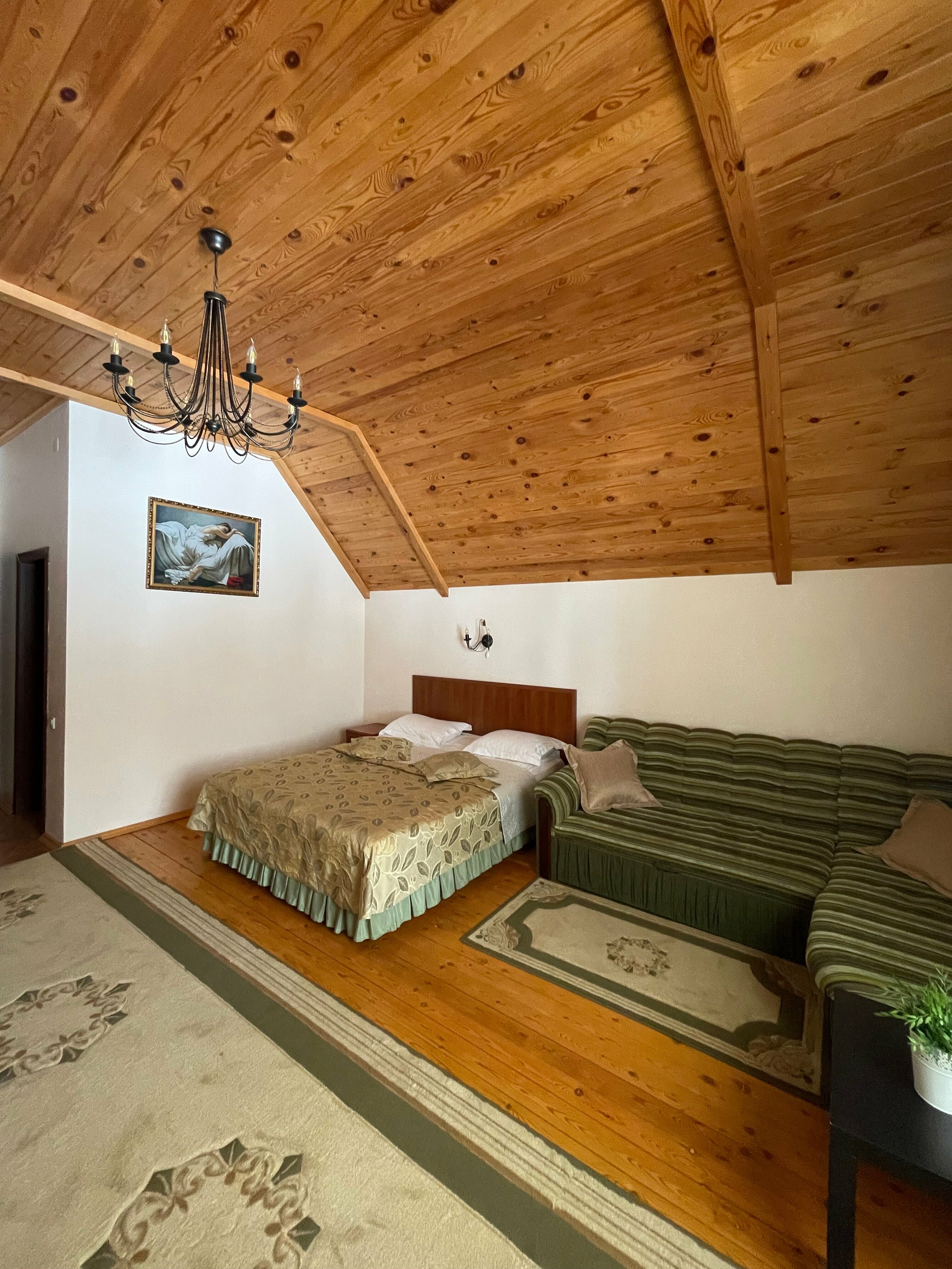 Двухместный номер с 1 кроватью и видом на горы