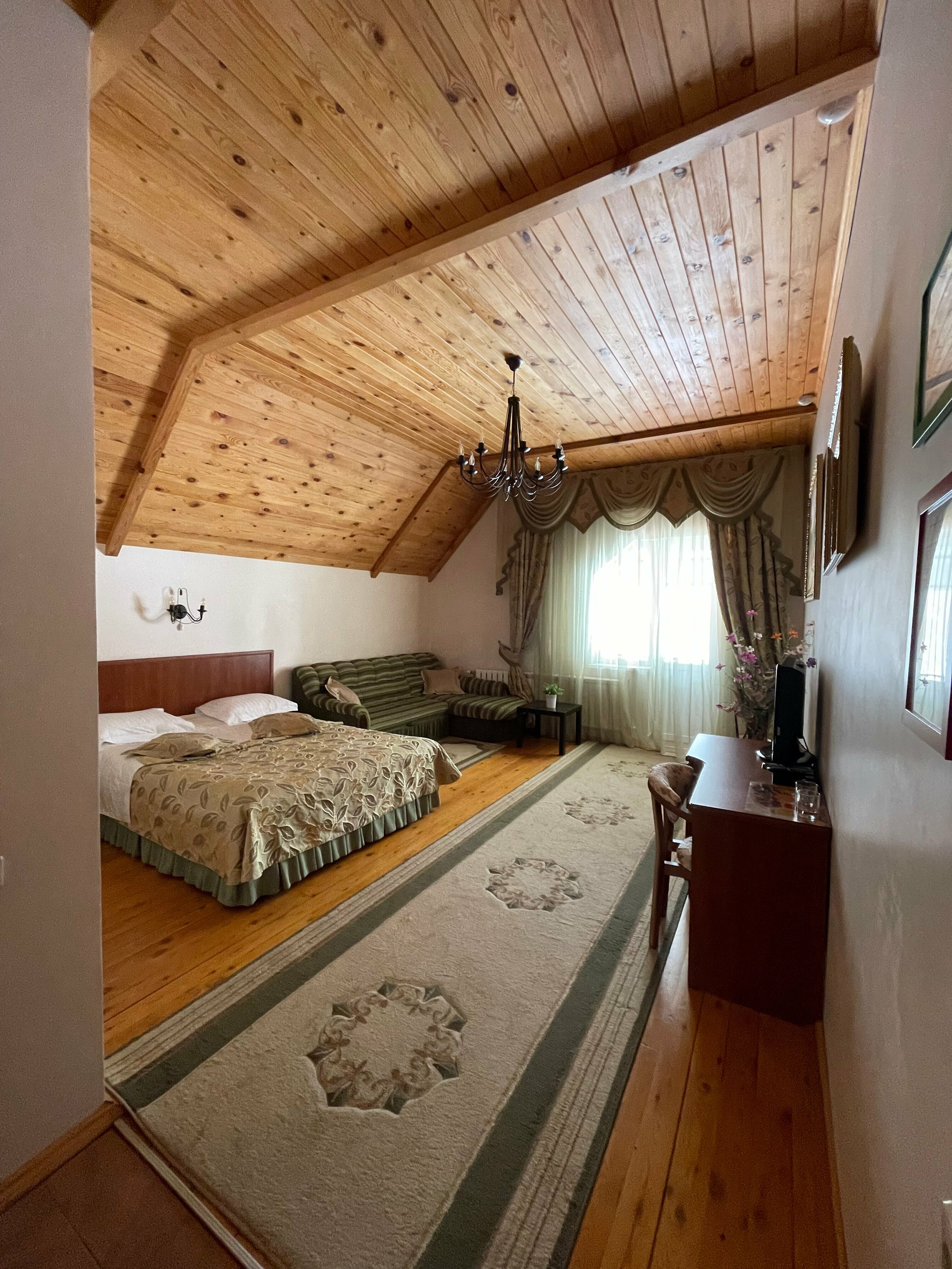 Двухместный номер с 1 кроватью и видом на горы