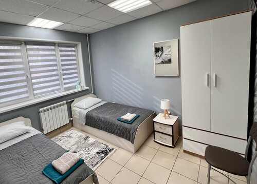 Двухместный номер с 2 отдельными кроватями и окном в Времена года