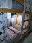 Кровать в общем 8-местном номере в ГородЪ