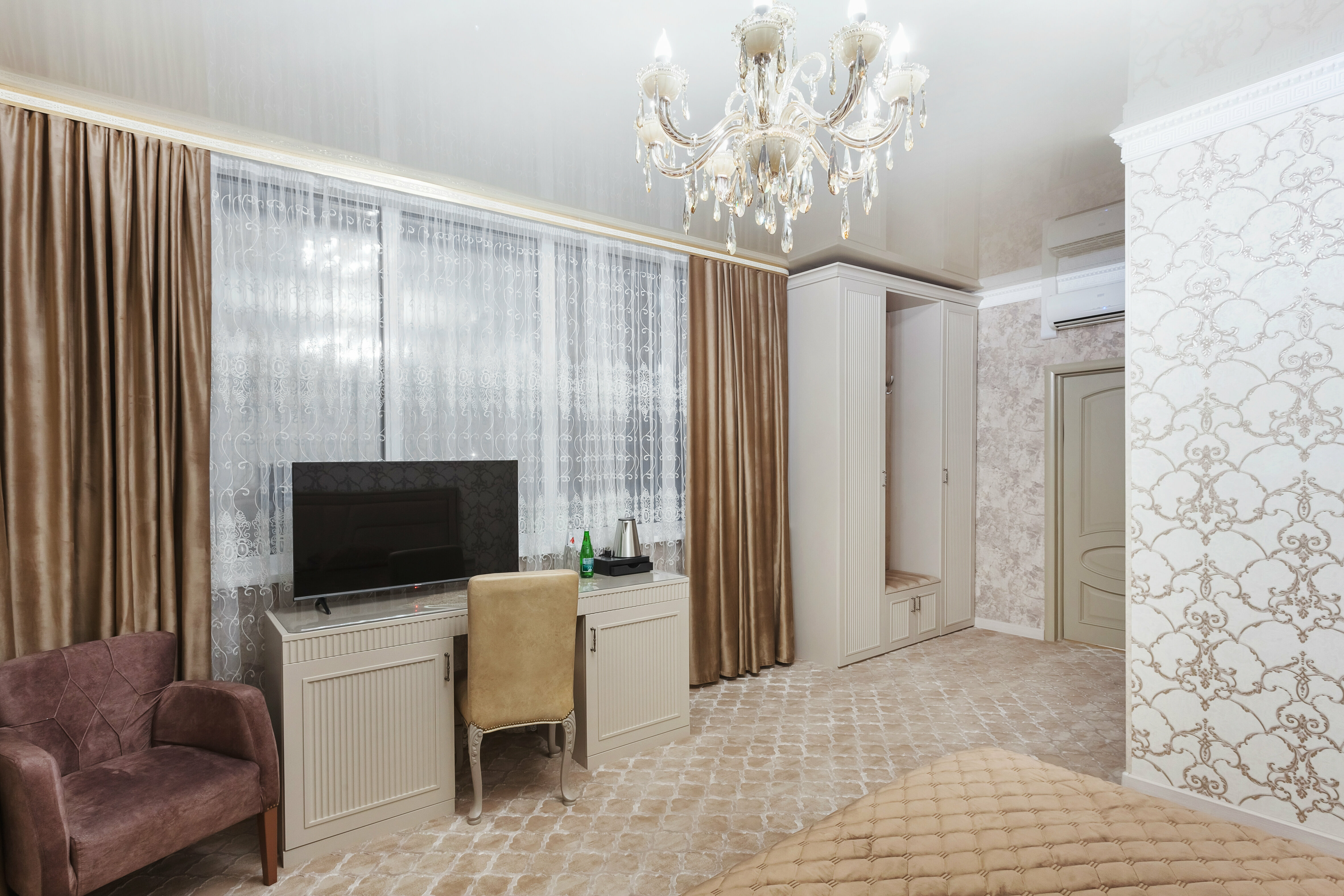 Двухместный номер с 1 кроватью и видом на горы