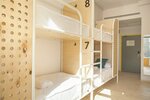 Кровать в 10-местном общем номере для мужчин и женщин в NETIZEN Moscow Rimskaya