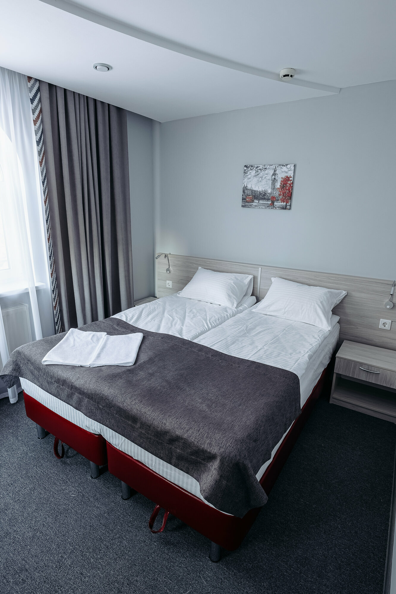 Улучшенный двухместный номер с 1 кроватью или 2 отдельными кроватями, вид на город