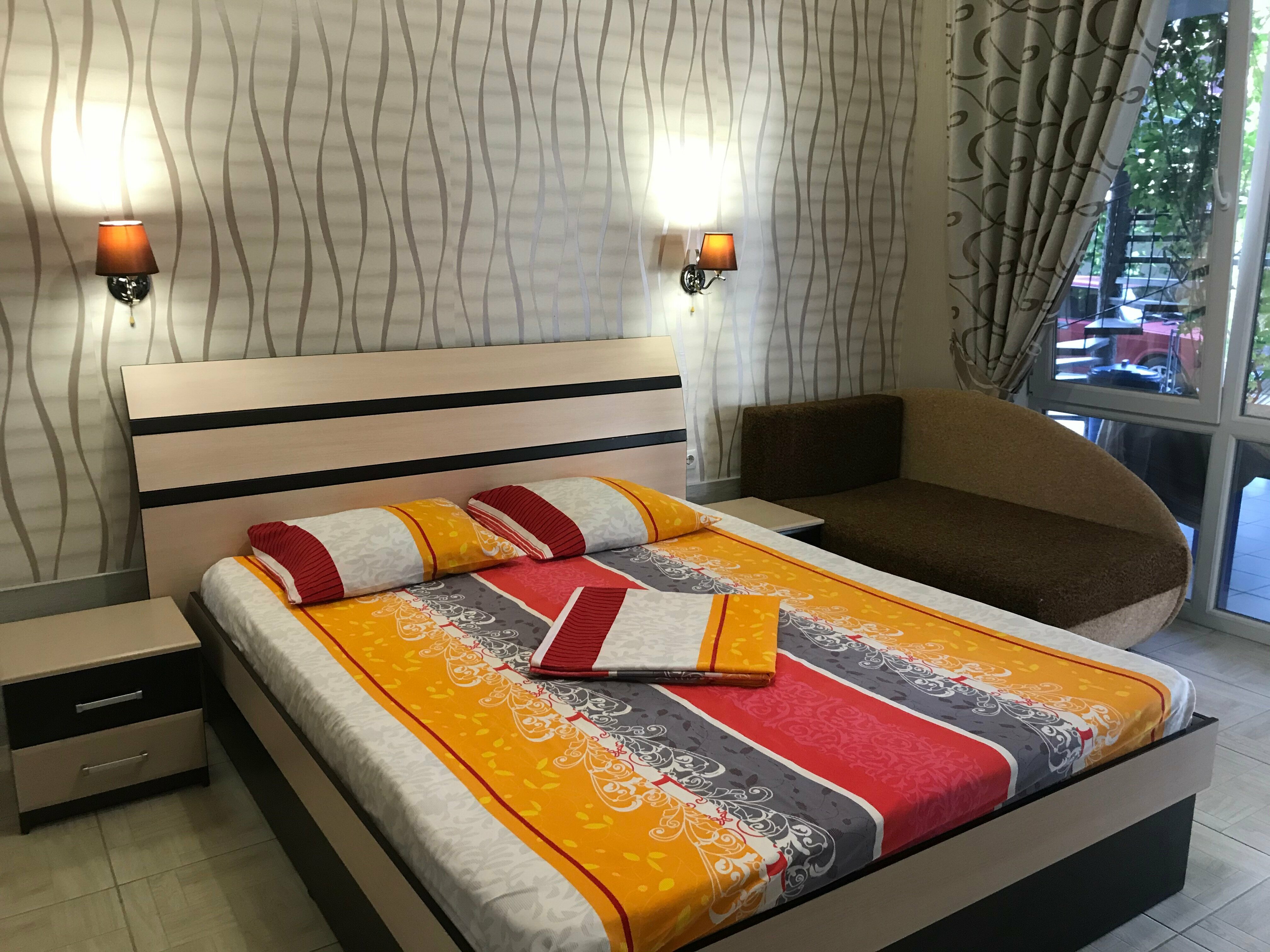 Двухместный номер с 1 кроватью или 2 отдельными кроватями, вид на горы