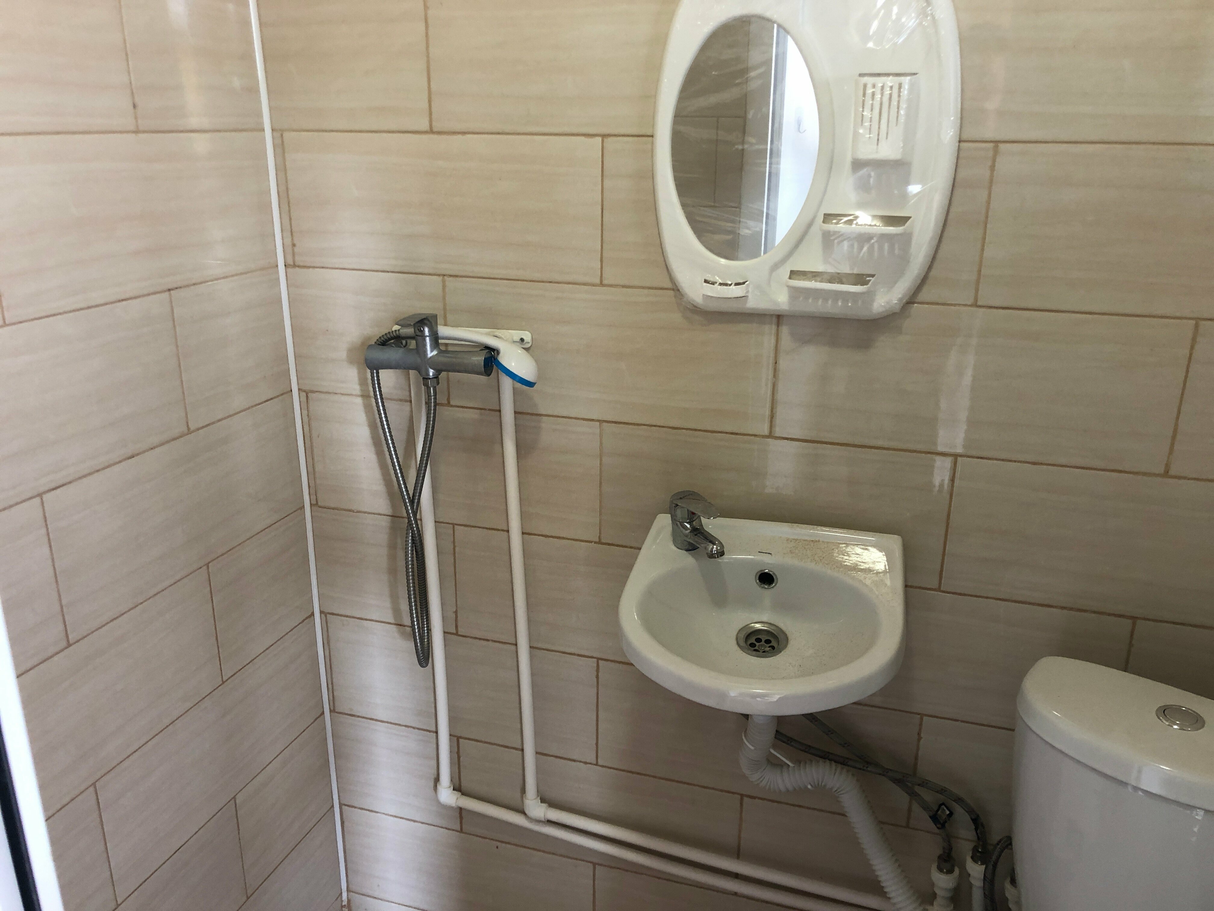 Двухместный с 1 кроватью или 2 отдельными кроватями и душем