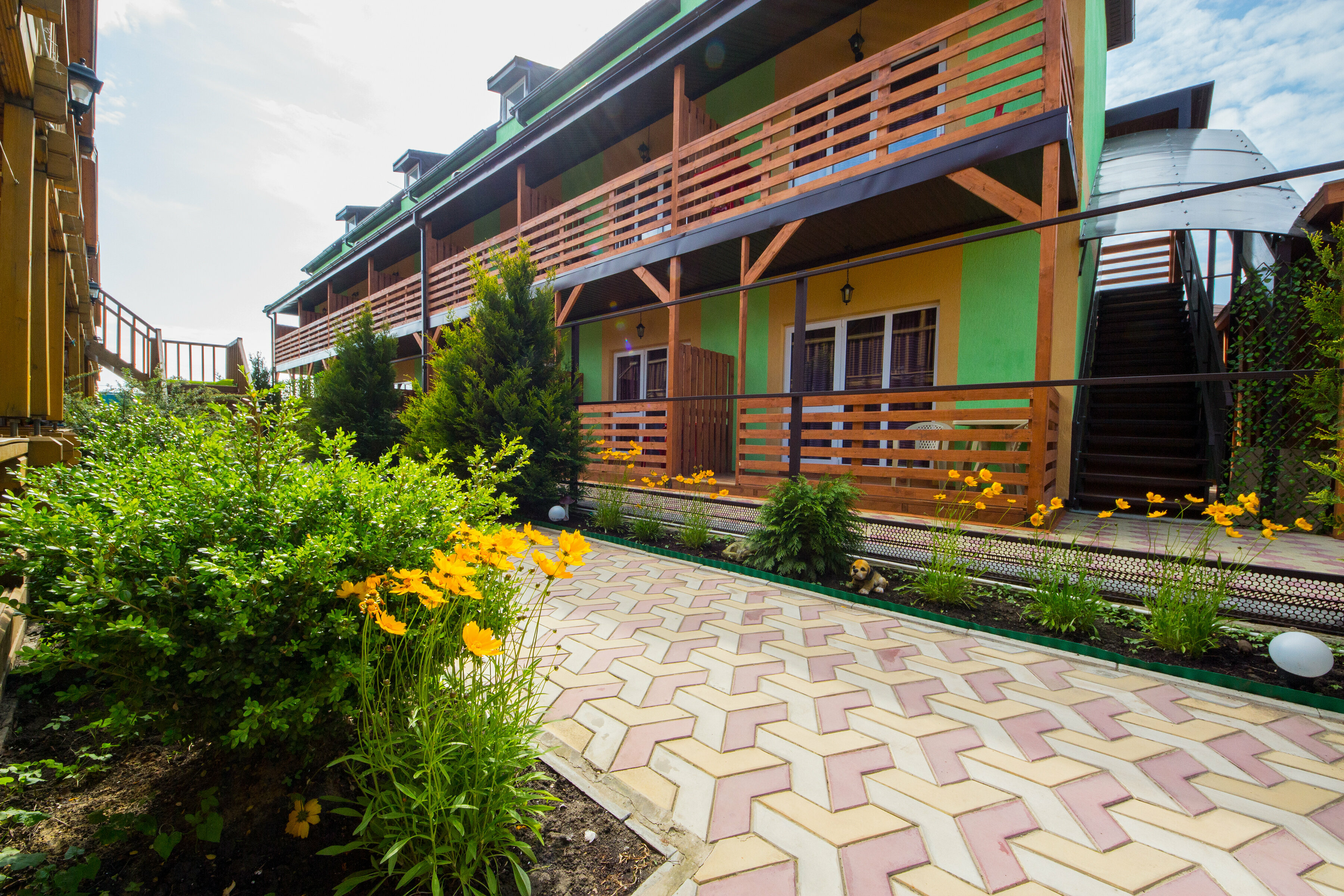 Двухместный номер с 1 кроватью или 2 отдельными кроватями и балконом