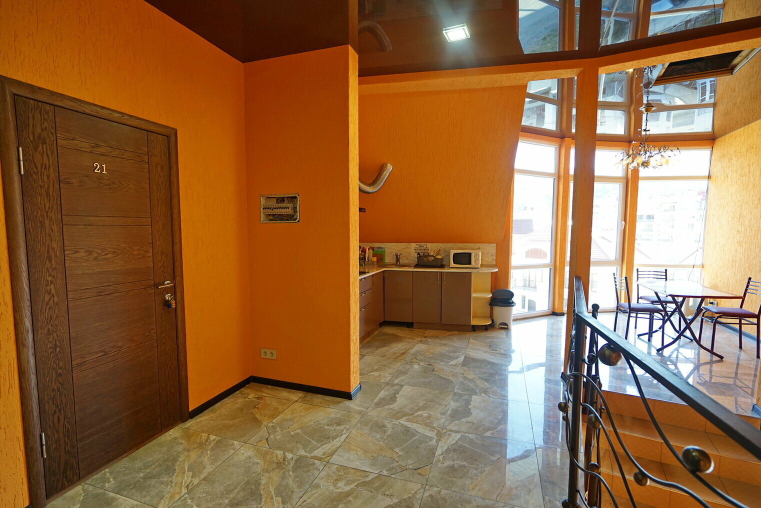 Двухместный номер Делюкс с 1 кроватью и балконом