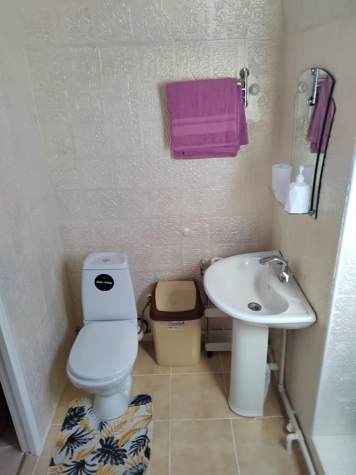 Трехместный номер «Комфорт» с душем