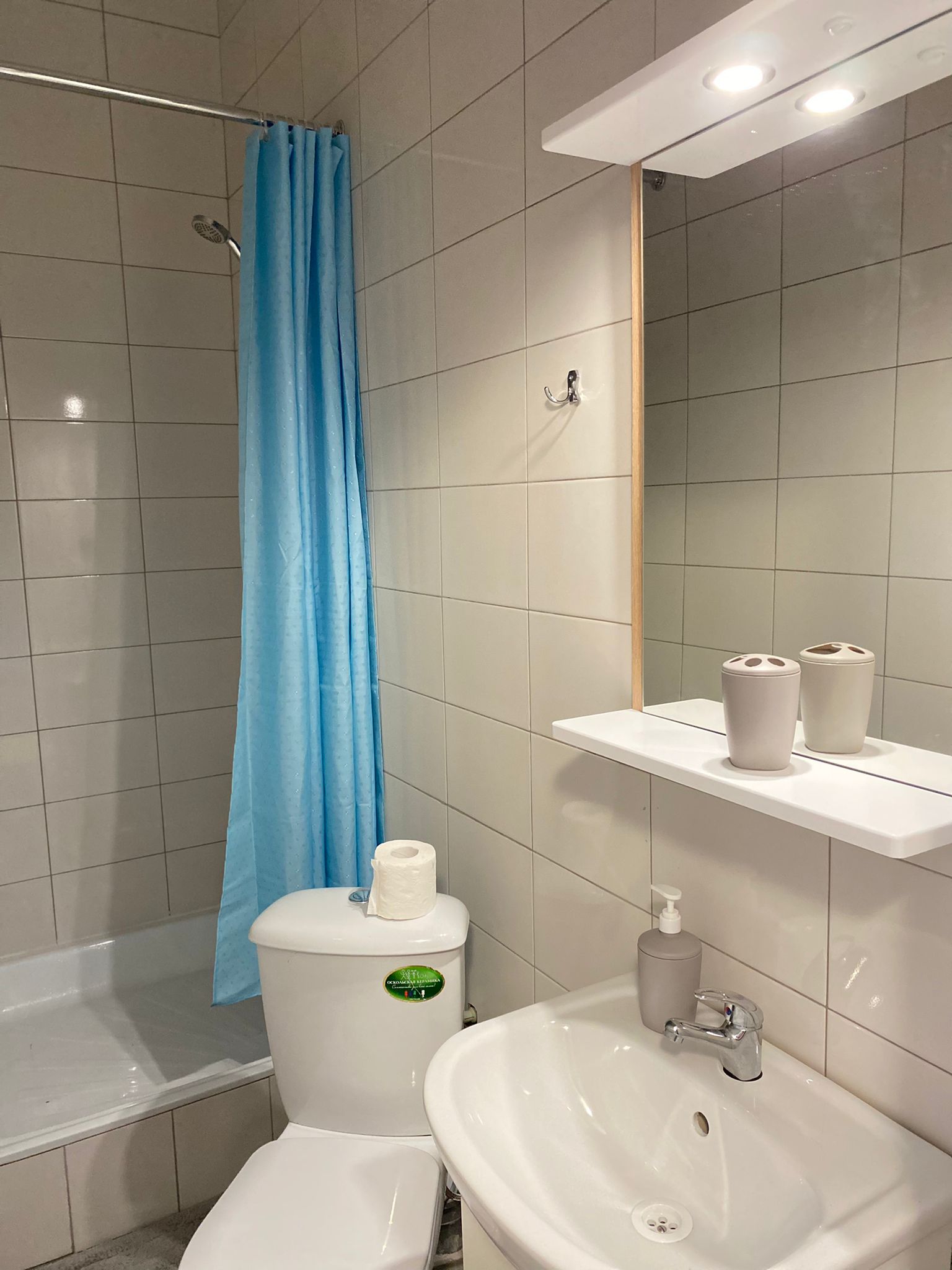 Двухместный номер с 1 кроватью и собственной ванной комнатой