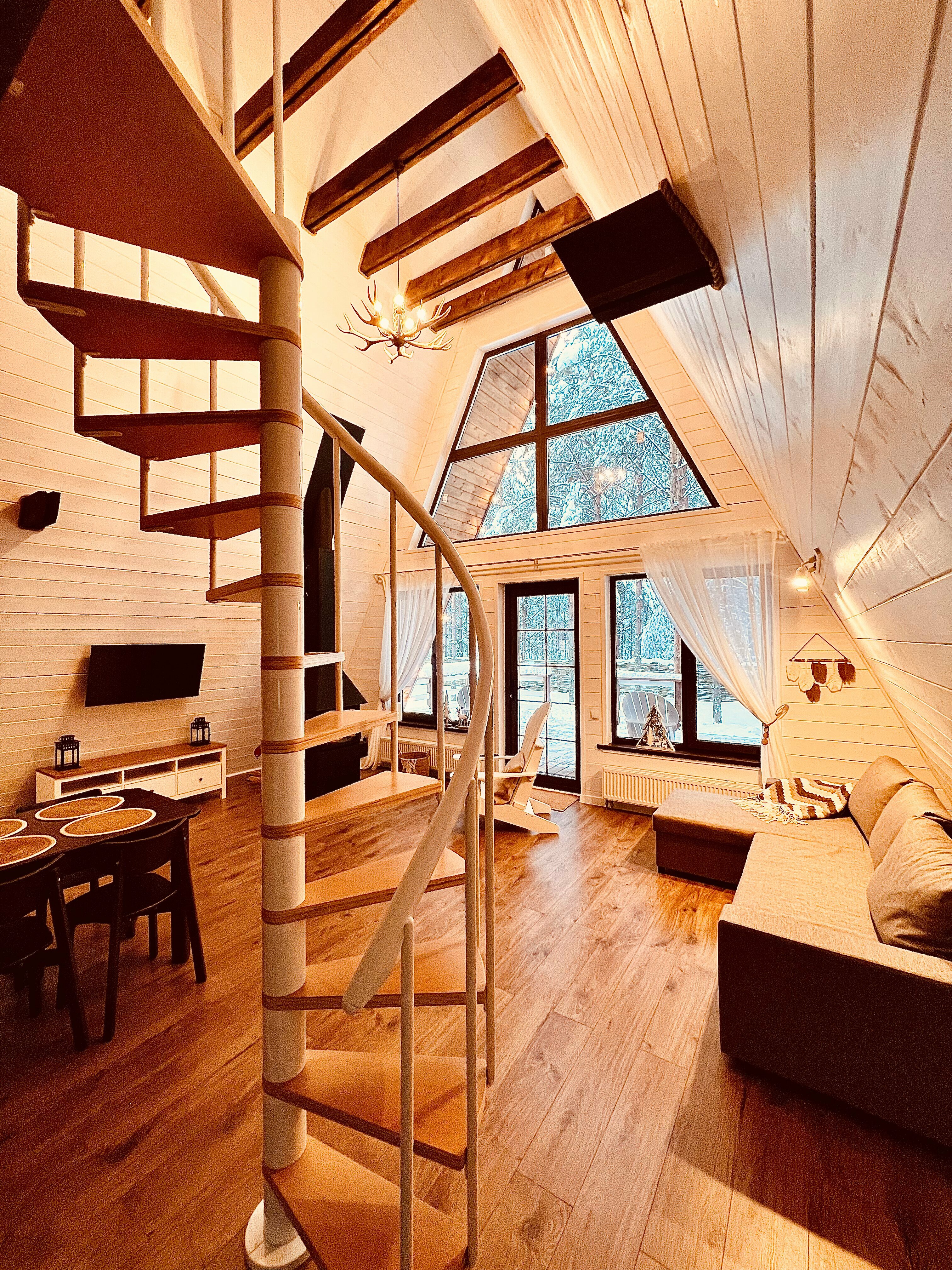 Шале №3 - с баварским камином, баней, зоной барбекю и костровой чашей