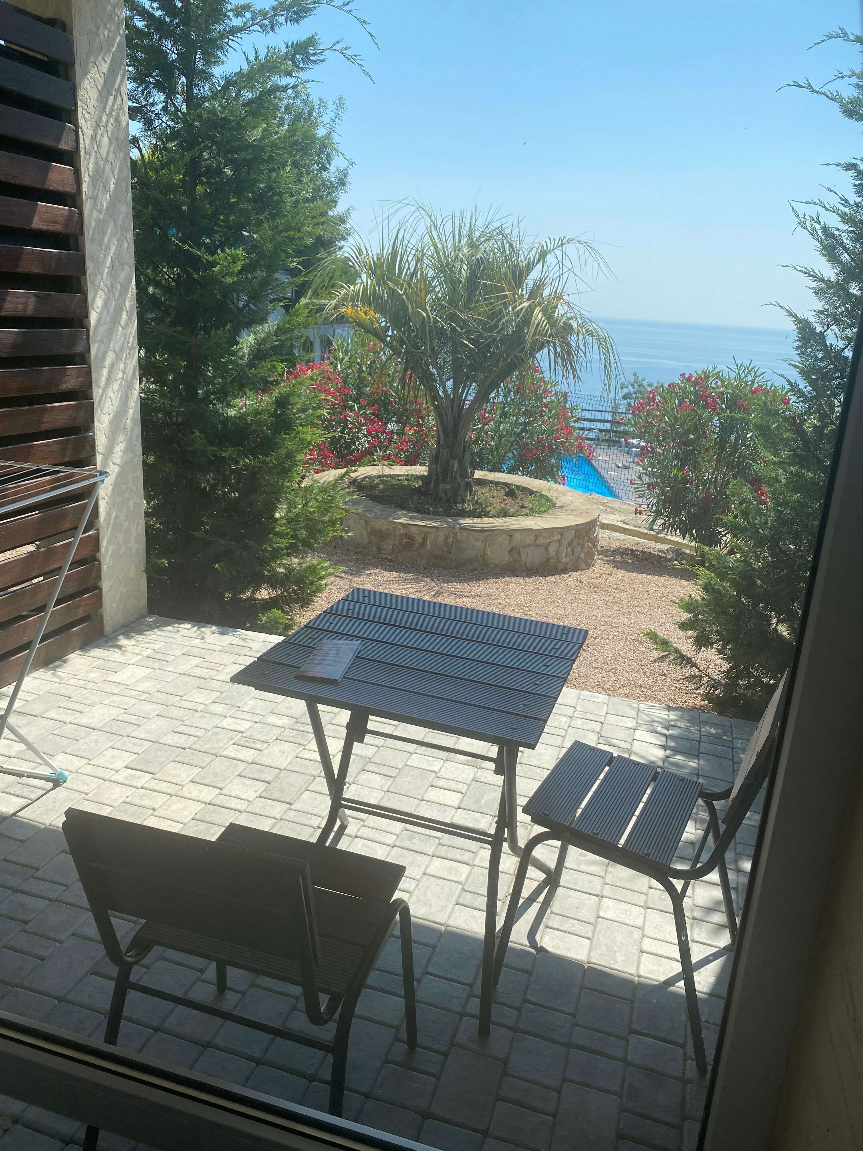 Двухместный номер с 1 кроватью и террасой