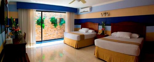 Стандартный номер, 2 двуспальные кровати в Hotel Plaza Colonial