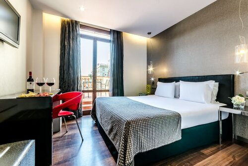 Двухместный номер с 1 двуспальной кроватью в Eurostars Ramblas Boqueria