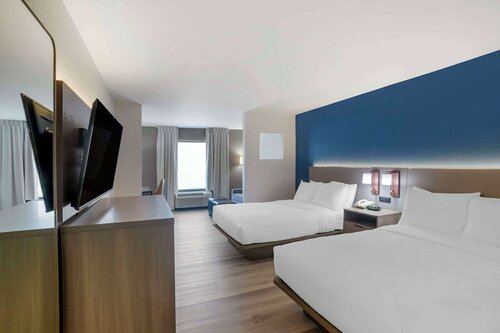 Люкс, 2 двуспальные кровати, для людей с ограниченными возможностями, для некурящих в Comfort Inn Asheville Airport