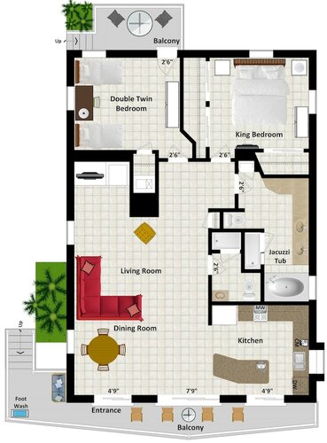 Семейный коттедж в Cedar Cove Resort and Cottages