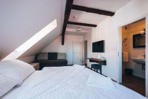 Дизайнерский трехместный номер (Triple Room) в Pension Corto