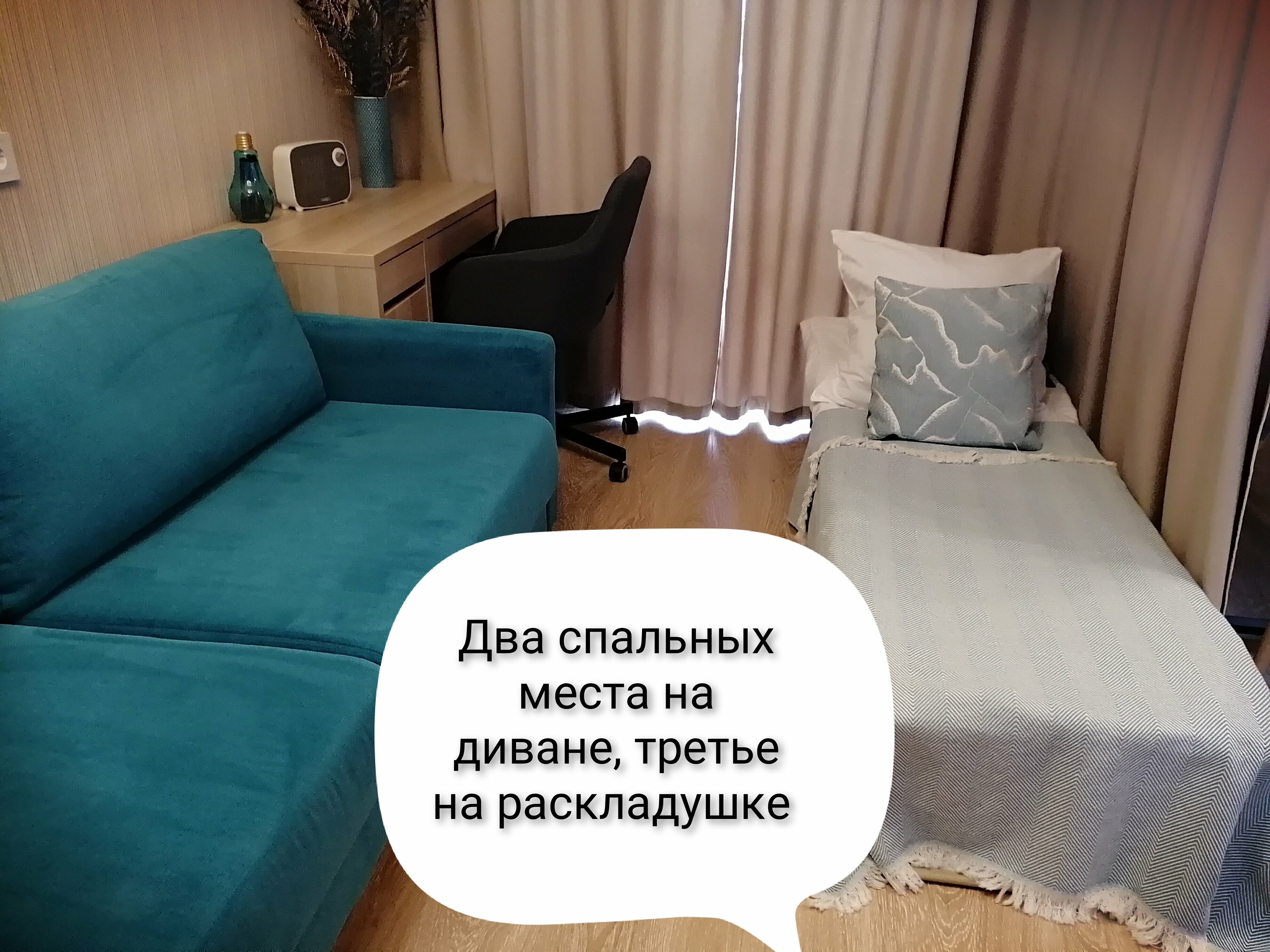 Двухместный номер Делюкс с 1 кроватью и балконом