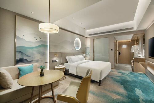 Улучшенный номер, 1 двуспальная кровать «Кинг-сайз» в Grand Skylight Garden Hotel Shenzhen