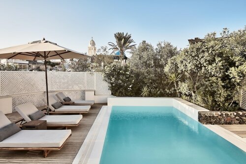 Президентская вилла, 3 спальни, вид на город в Vedema, a Luxury Collection Resort, Santorini