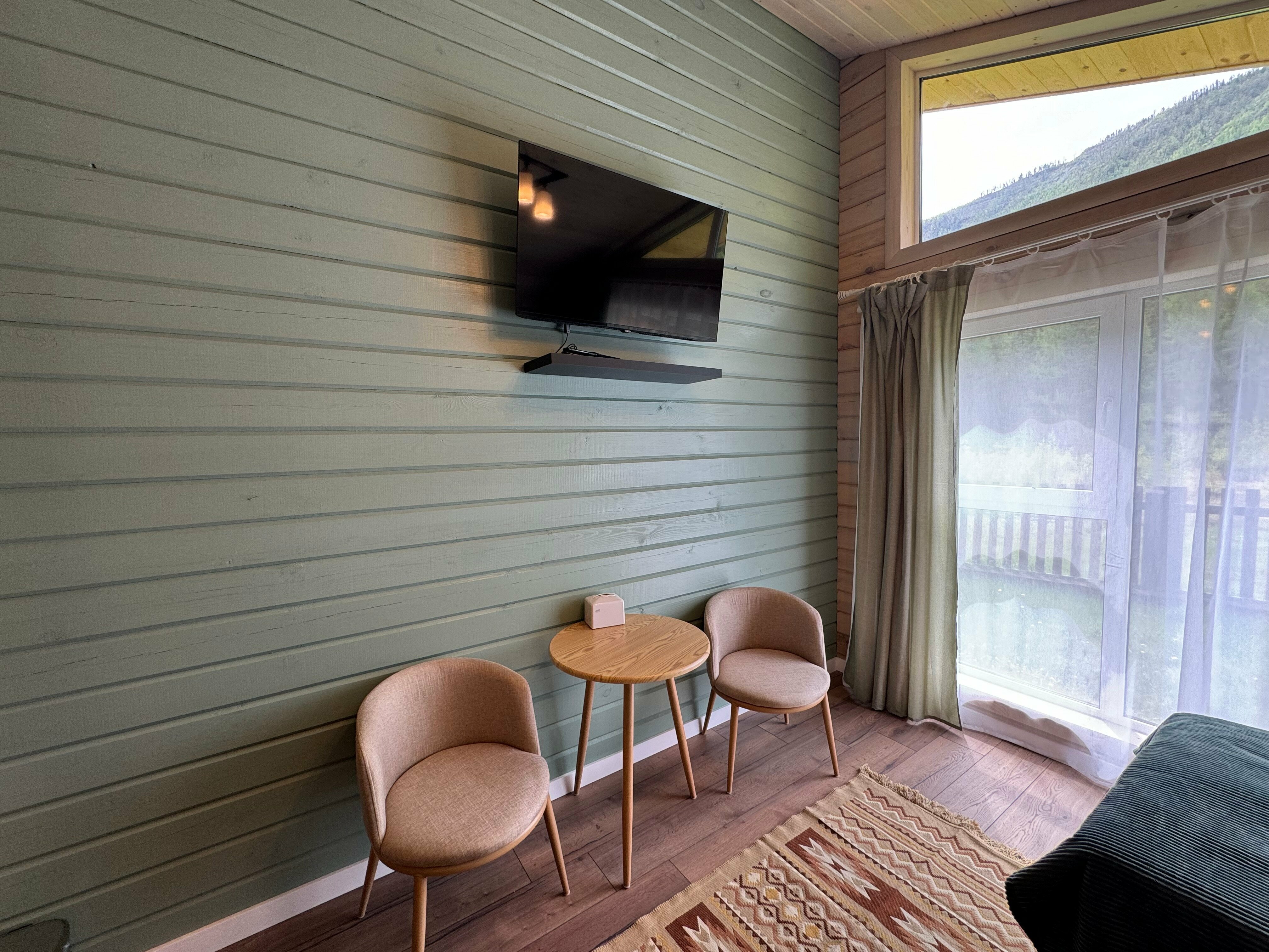 Двухместный номер с 2 отдельными кроватями, вид на горы