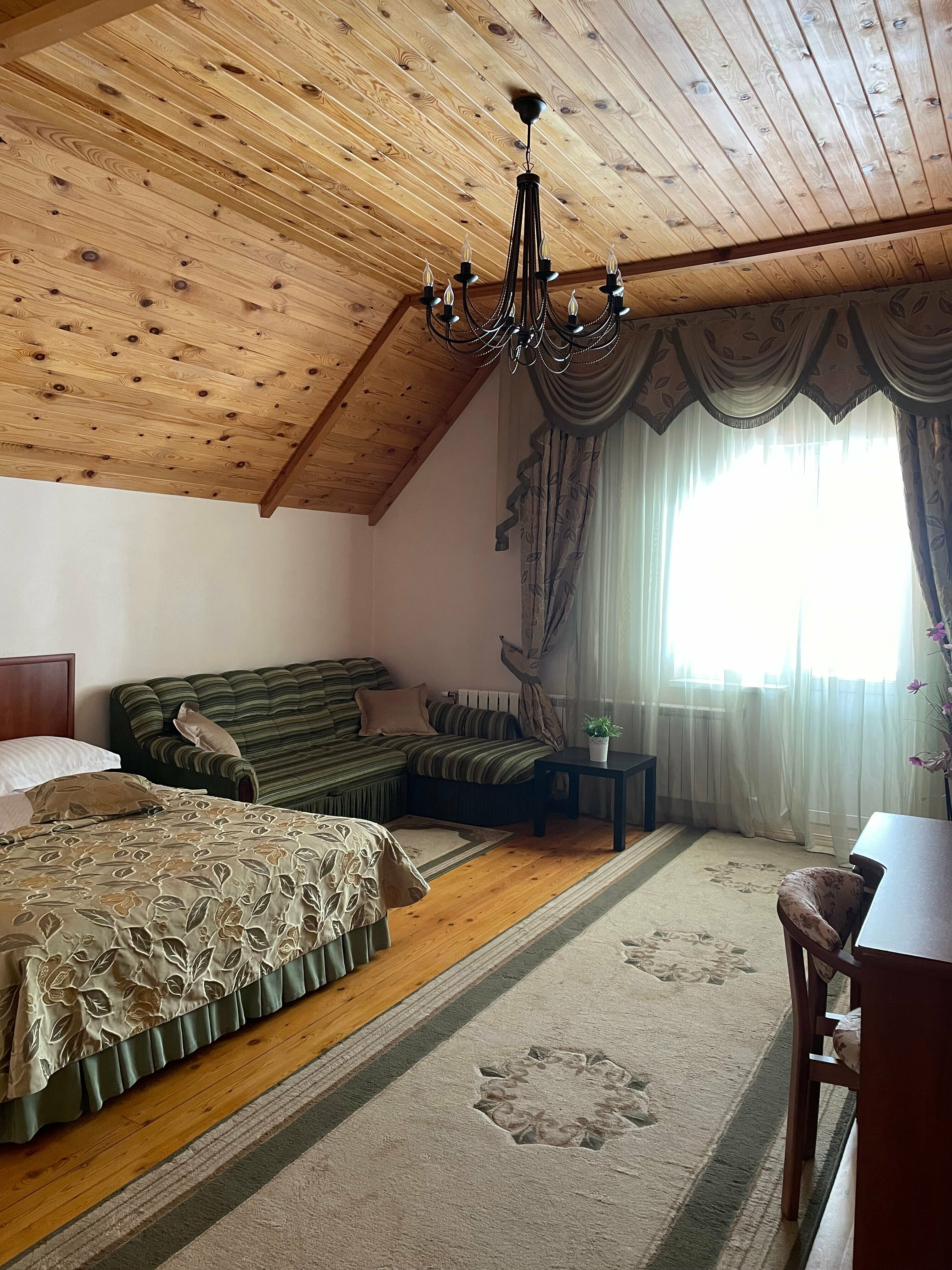 Двухместный номер с 1 кроватью и видом на горы