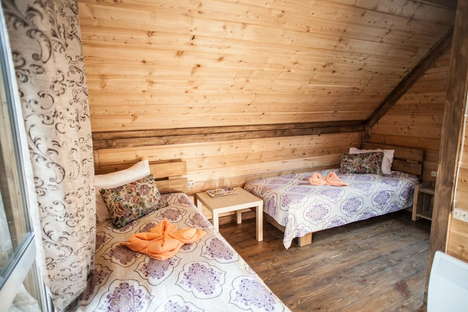 Двухместный номер с 2 отдельными кроватями и окном