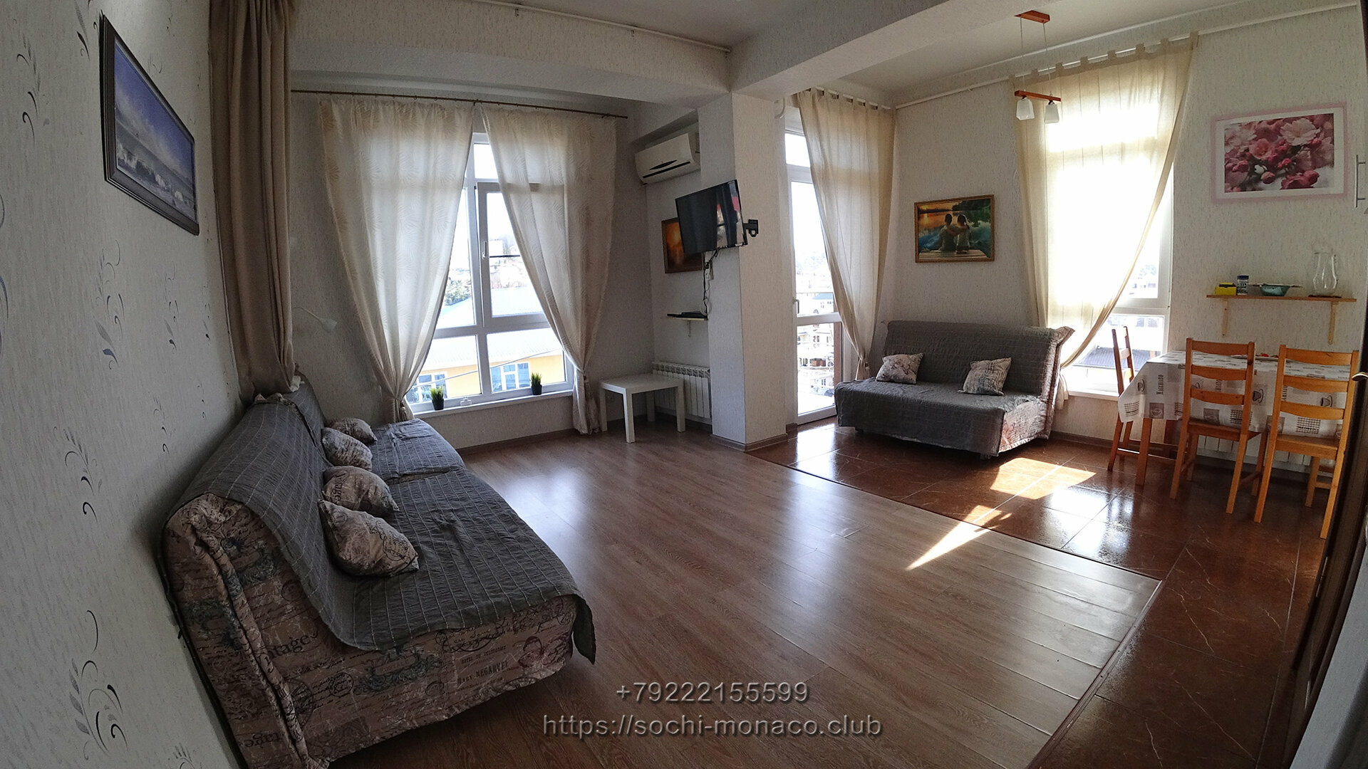 Номер-студия с видом на море