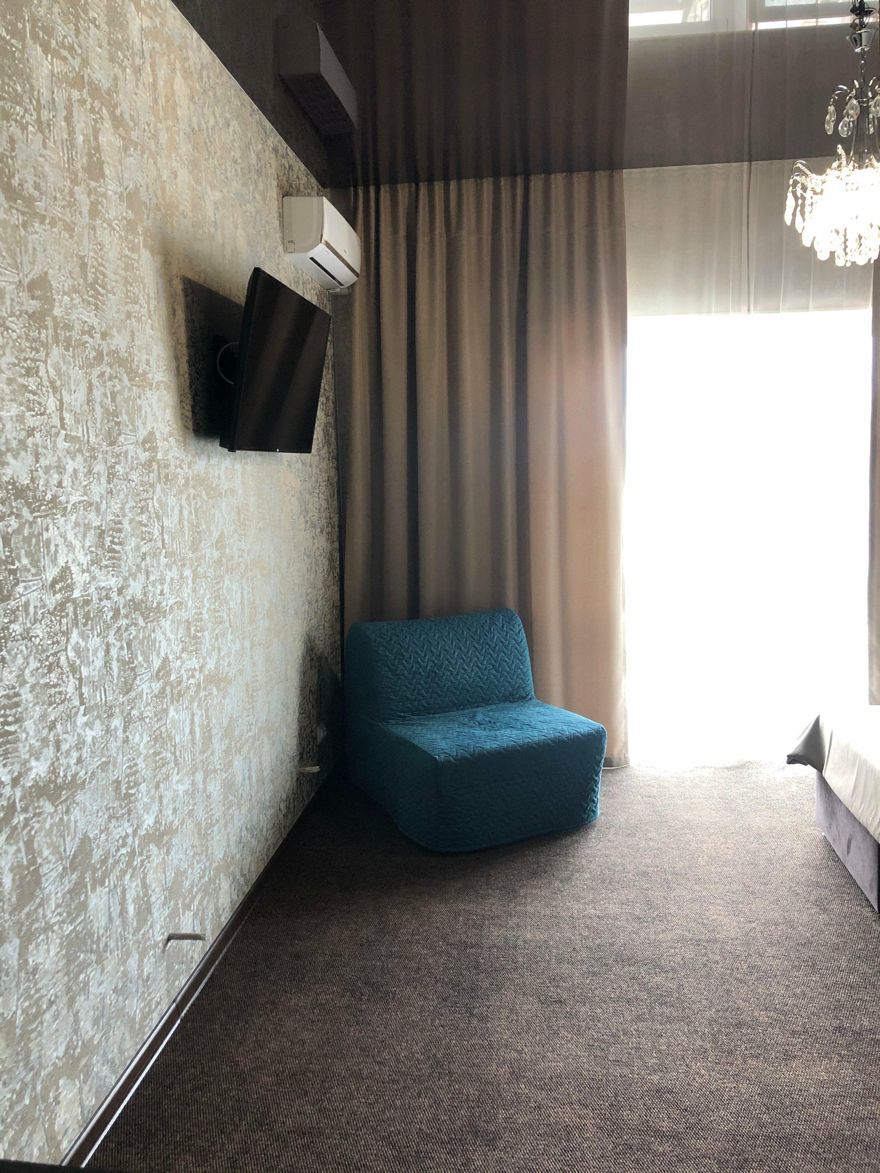 Двухместный номер с 1 кроватью и балконом