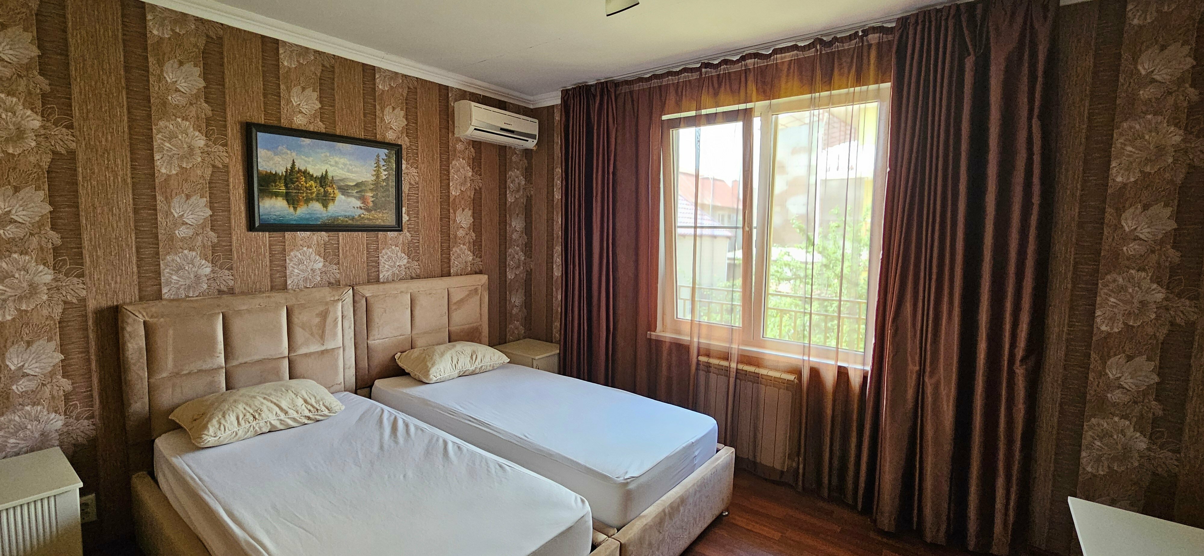 Двухместный номер с 2 отдельными кроватями, вид на сад