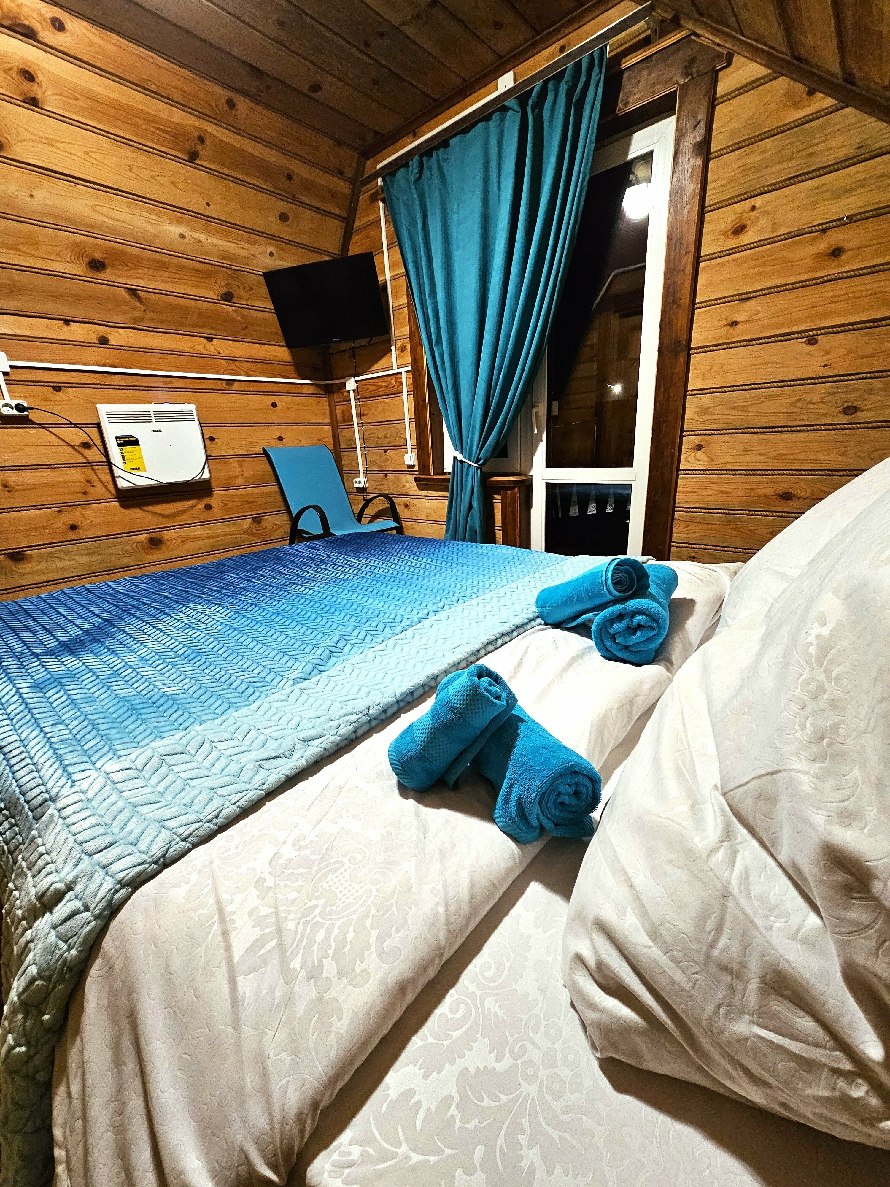 Двухместный номер с 1 кроватью и общей ванной комнатой