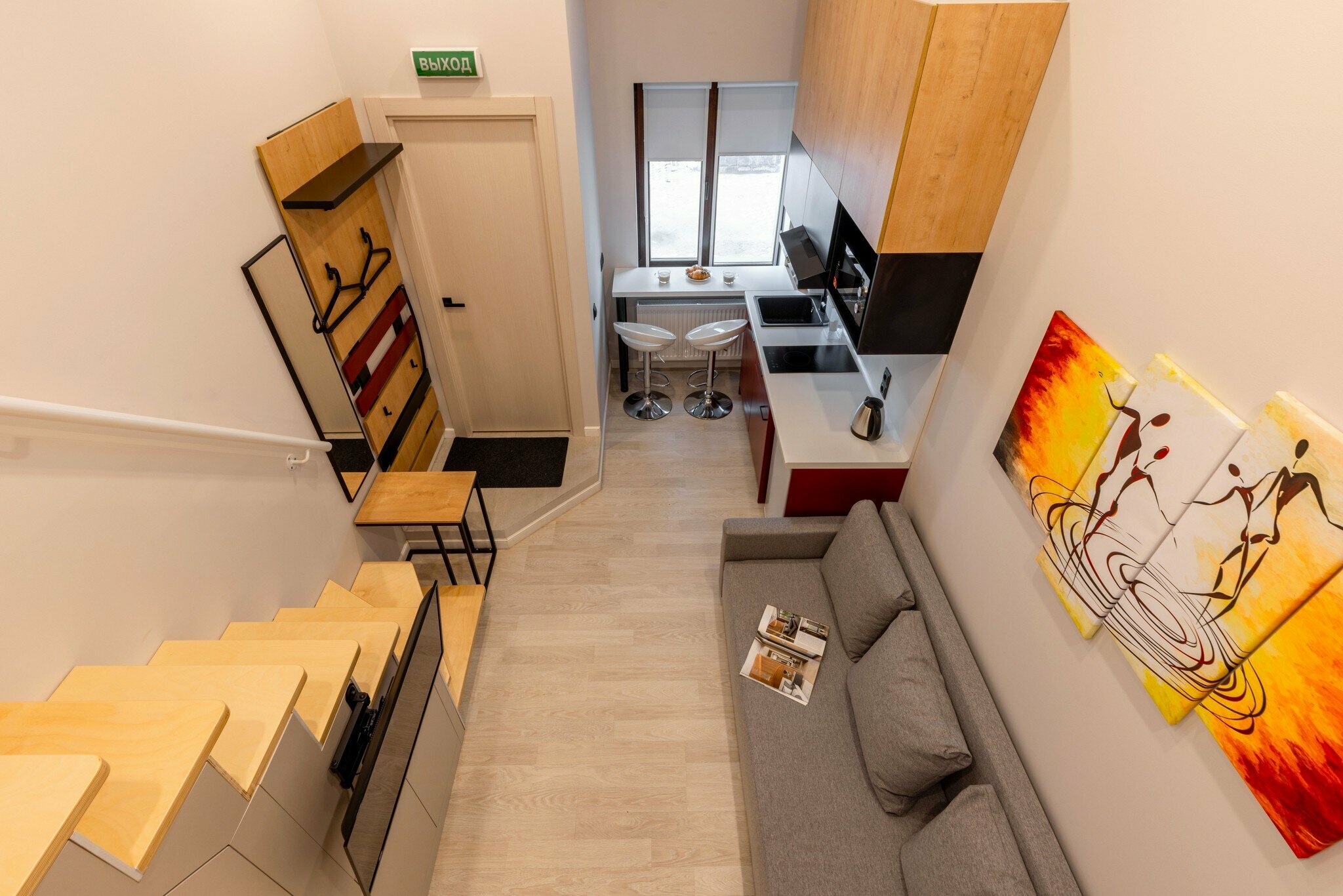 Двухуровневые апартаменты