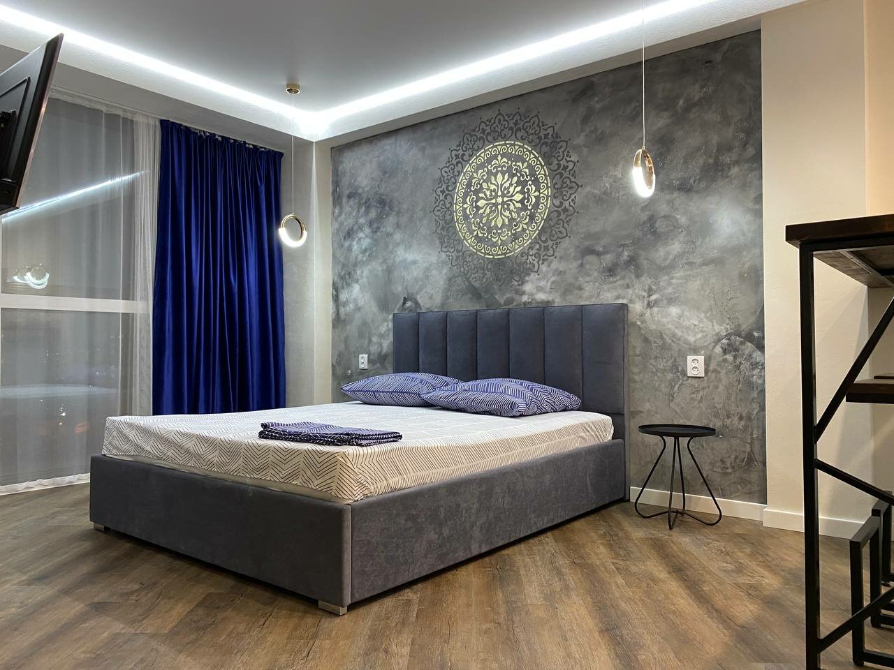 Двухместный номер с 1 кроватью и гидромассажной ванной