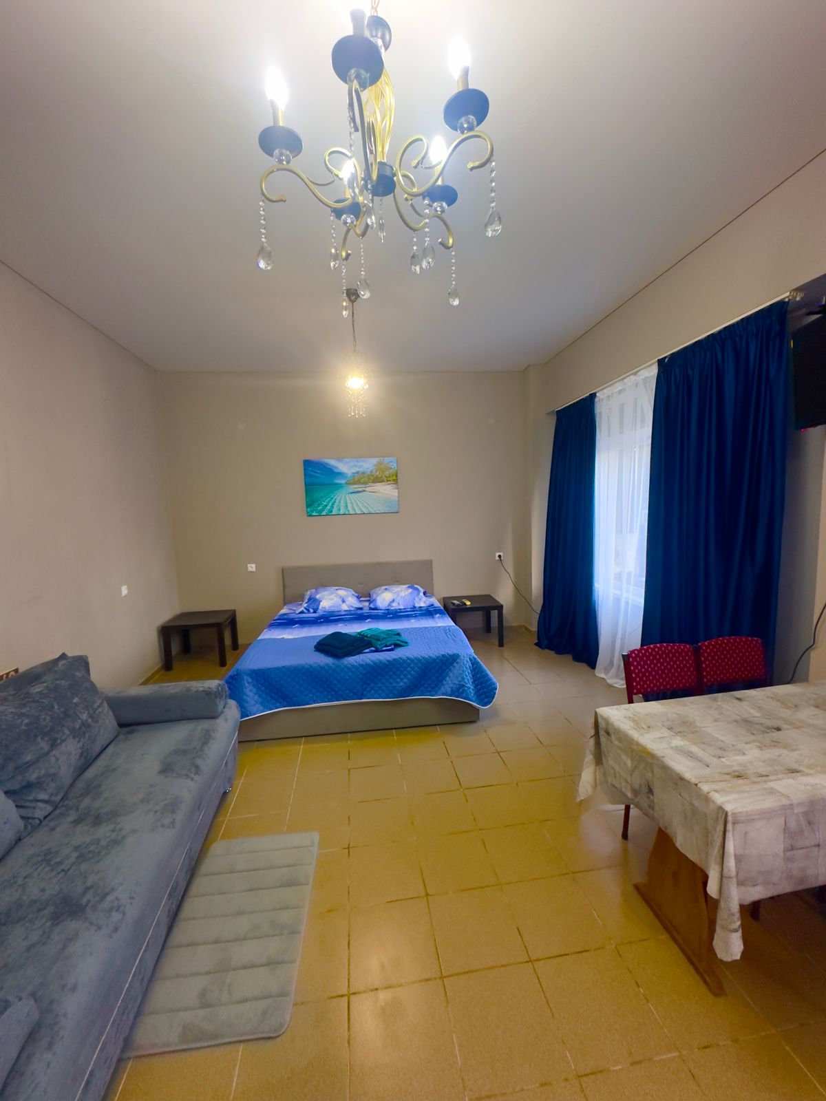 Номер-студия Делюкс с кроватью размера «queen-size»