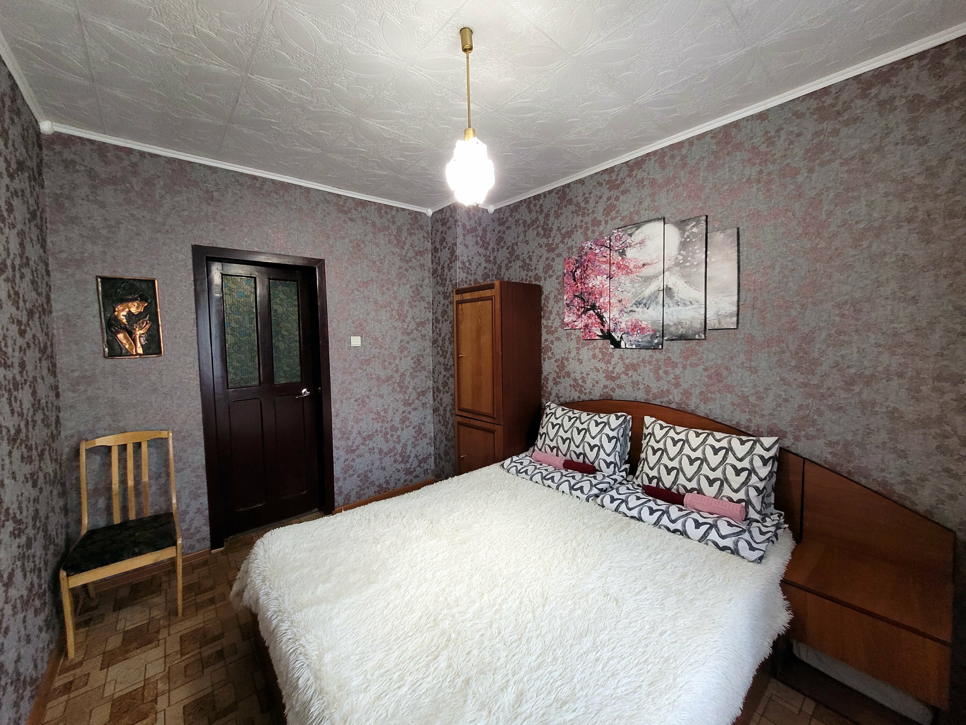 Двухместный номер с 1 кроватью и общей ванной комнатой