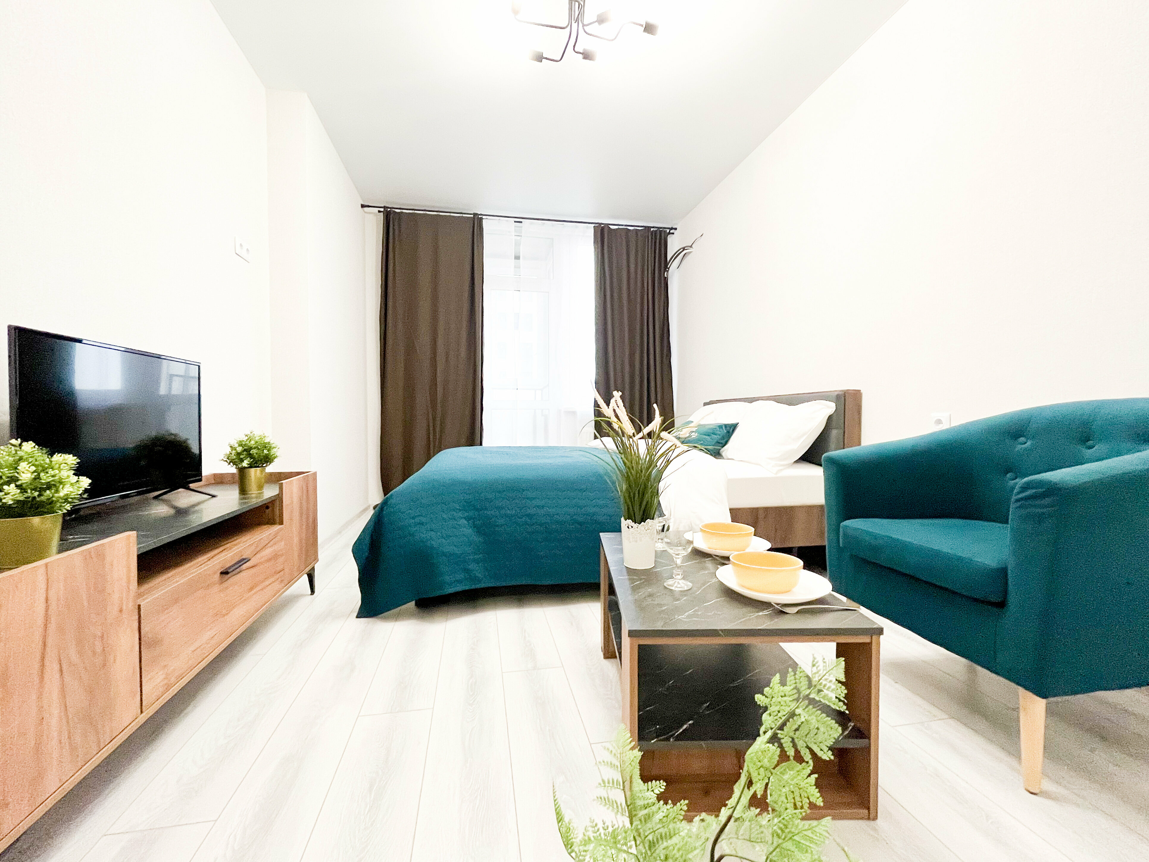 Апартаменты с 1 спальней