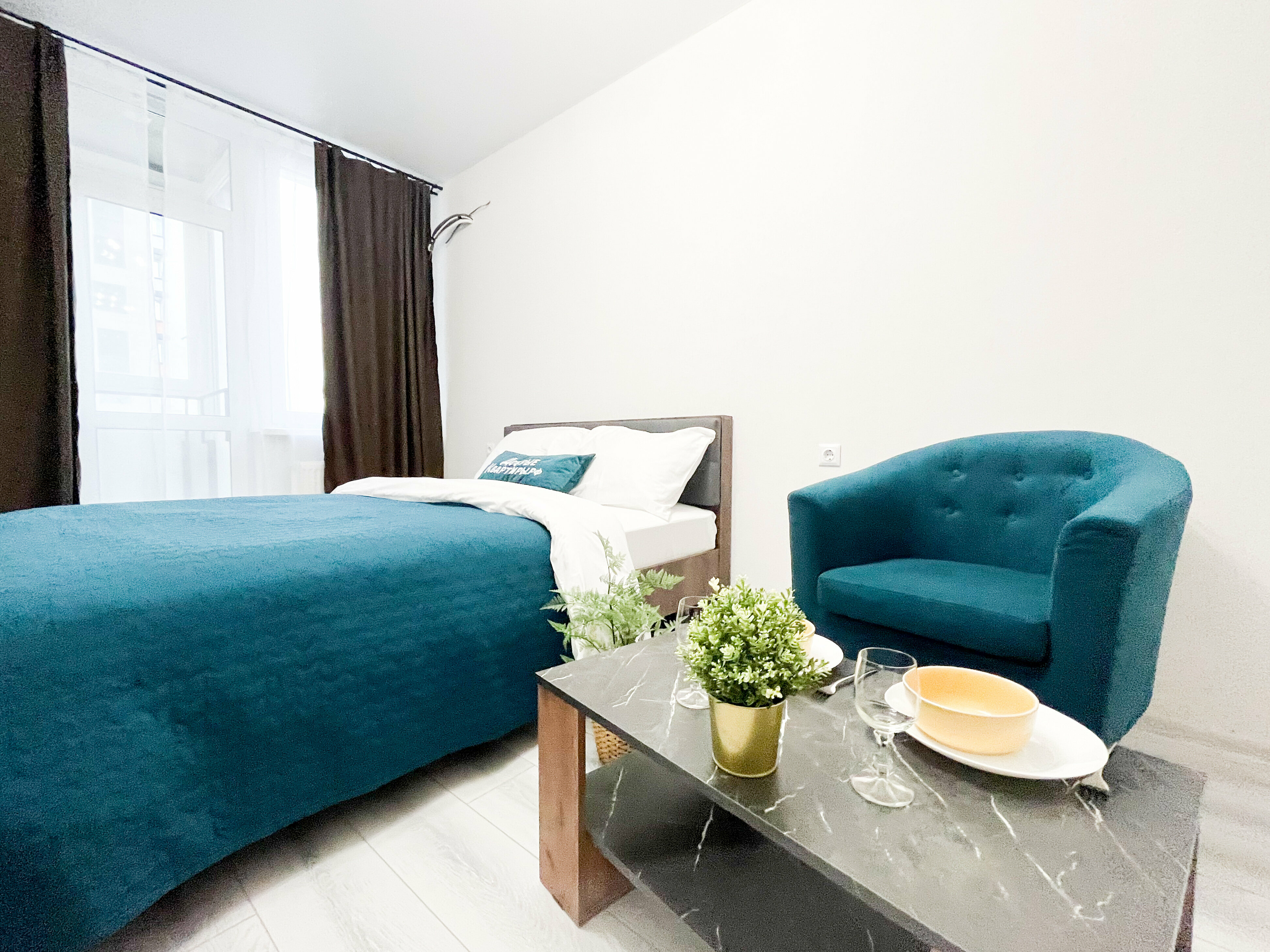 Апартаменты с 1 спальней