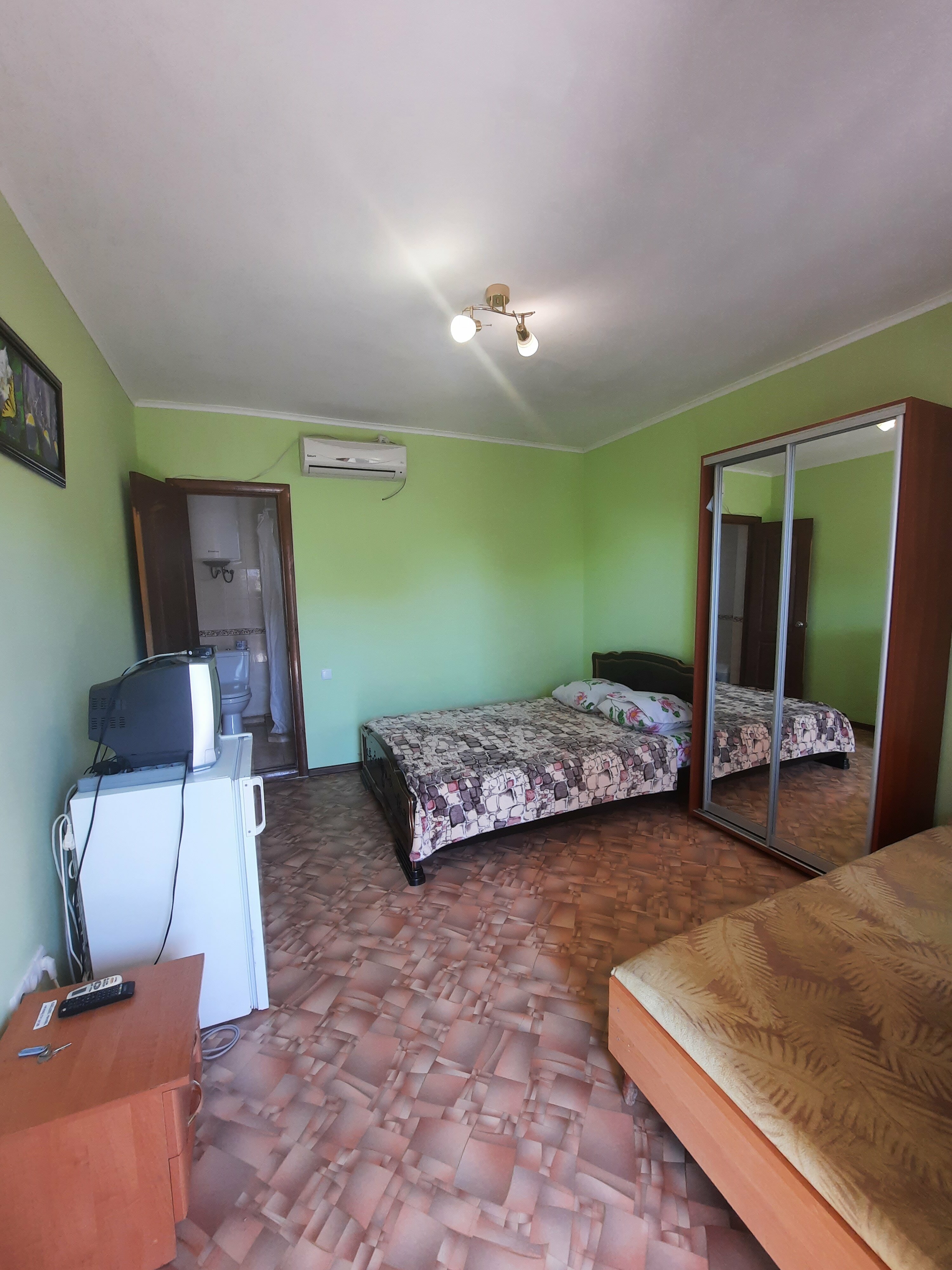 Трехместный номер с видом на море