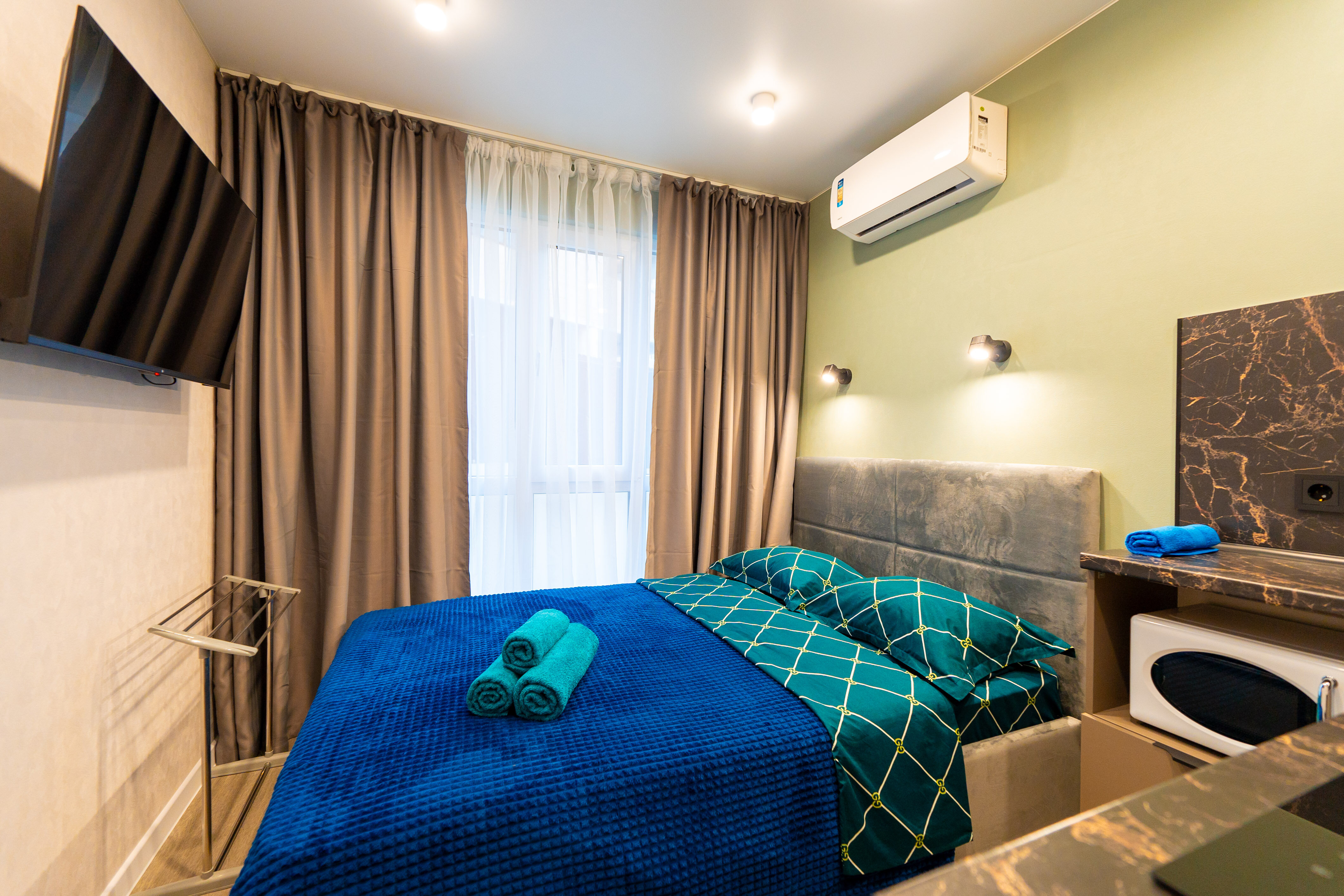 Двухместный номер-студия Делюкс с 1 кроватью