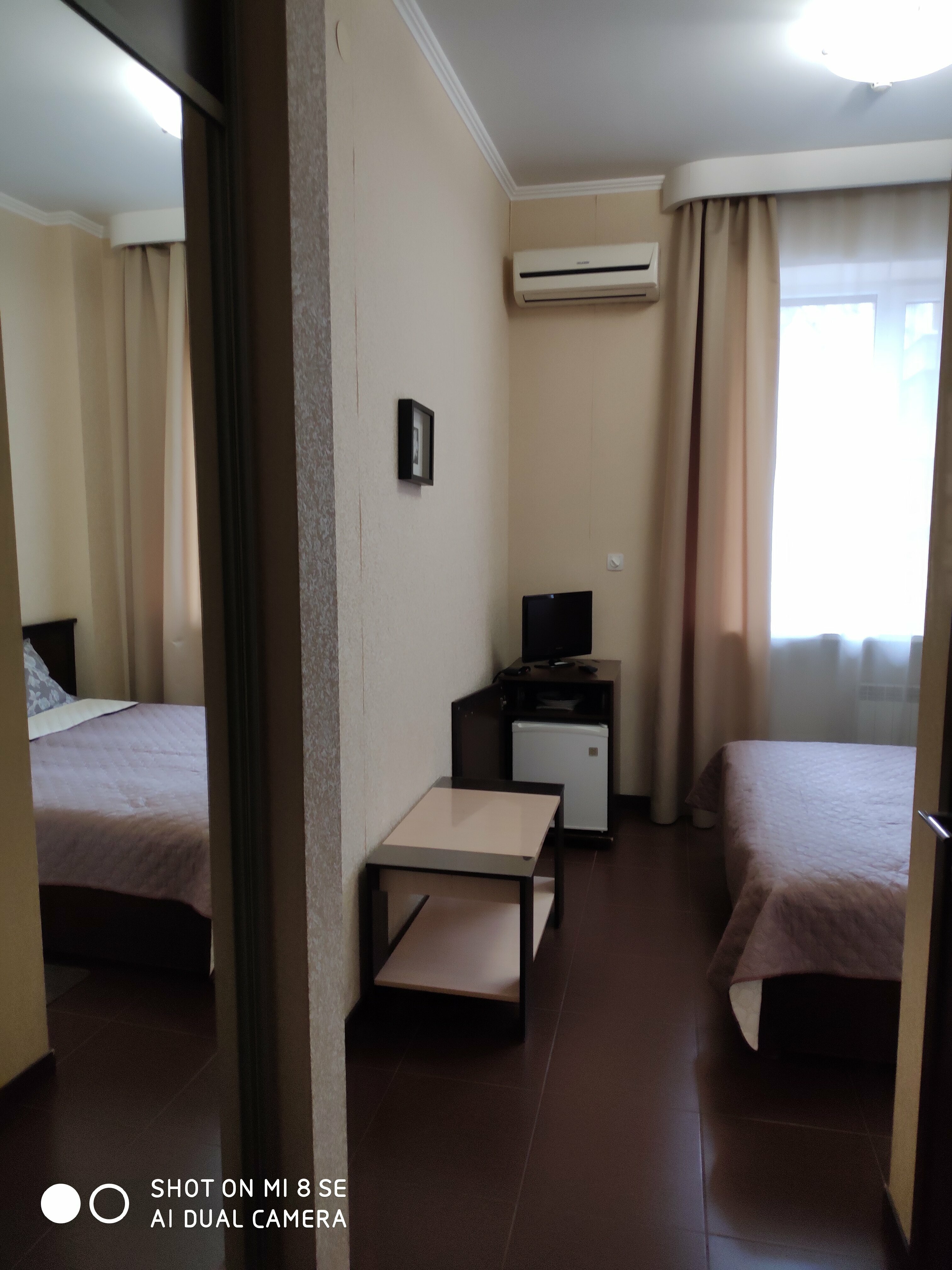 Двухместный с 1 кроватью или 2 отдельными кроватями и душем