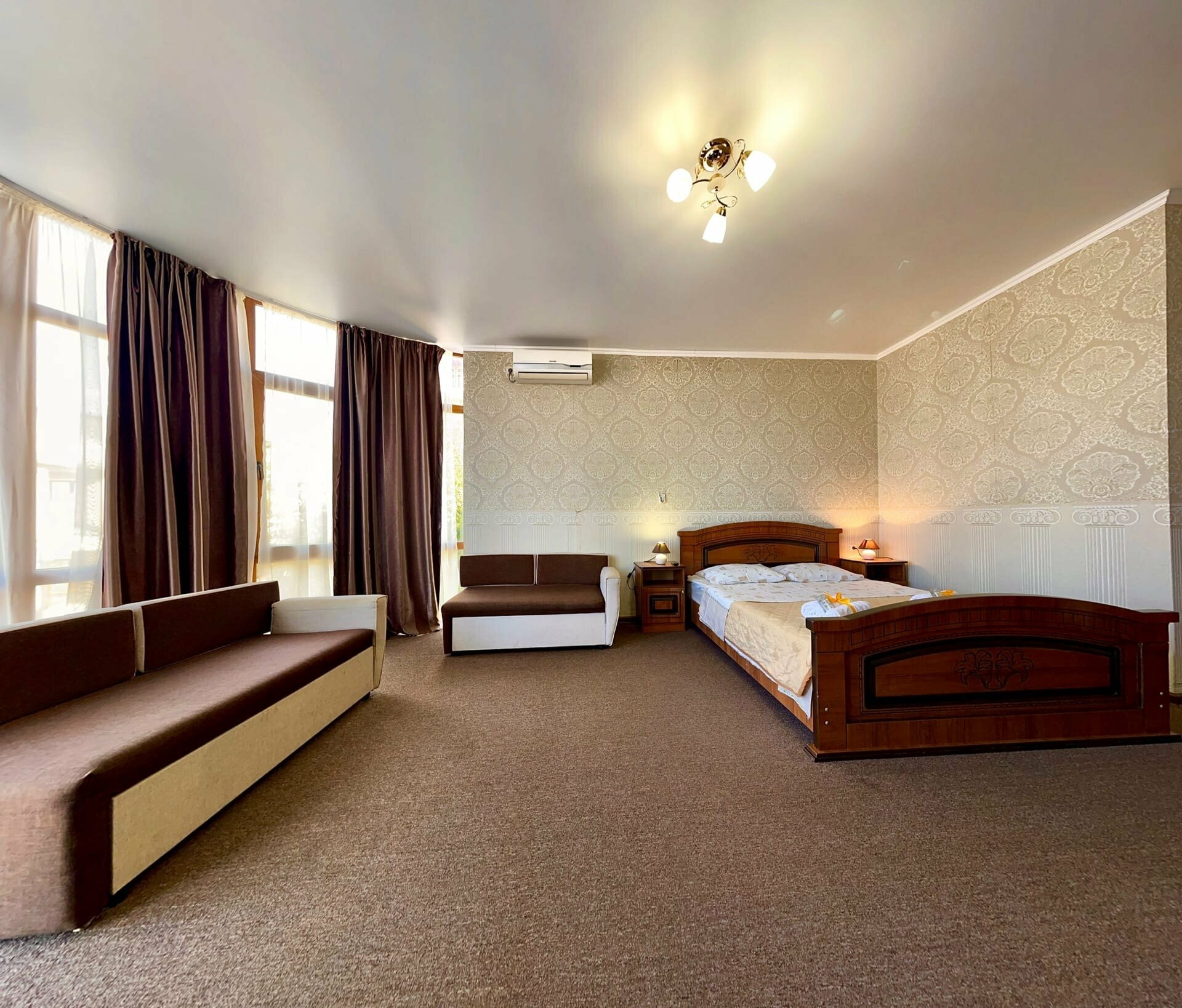 Четырехместный номер с видом на море