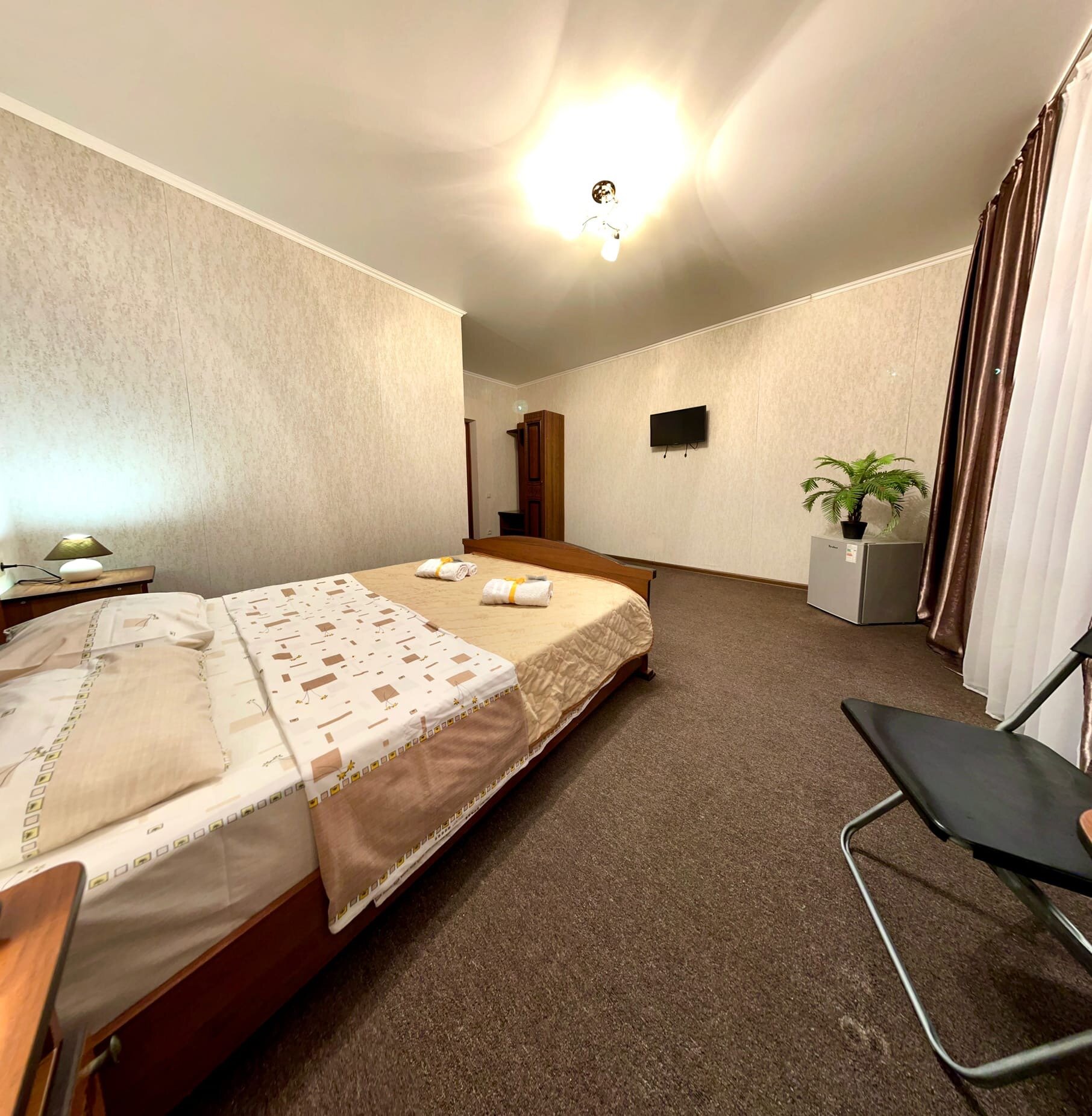 Двухместный номер с 1 кроватью и балконом